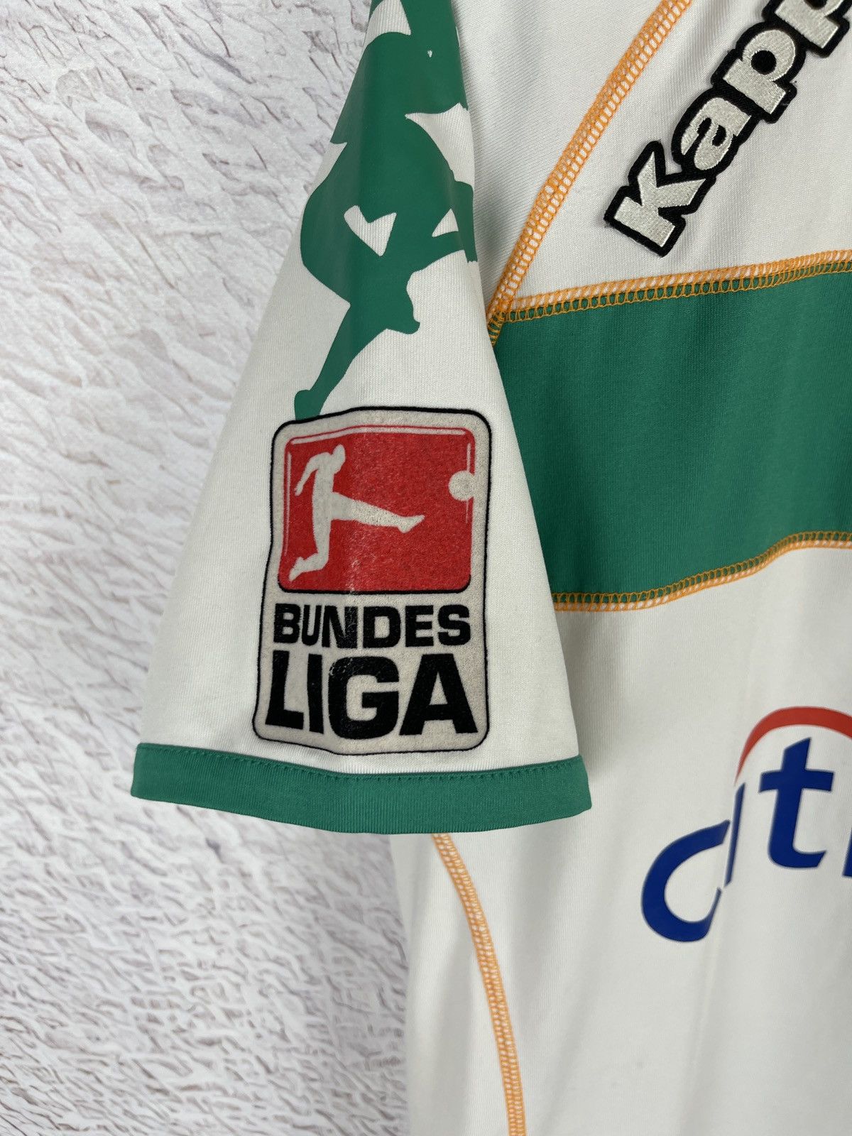 Kappa Kappa Werder Bremen 2008 2009 away soccer jersey football Size US S / EU 44-46 / 1 - 3 Thumbnail