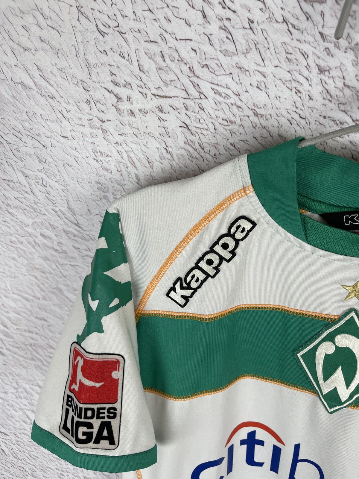 Kappa Kappa Werder Bremen 2008 2009 away soccer jersey football Size US S / EU 44-46 / 1 - 8 Thumbnail