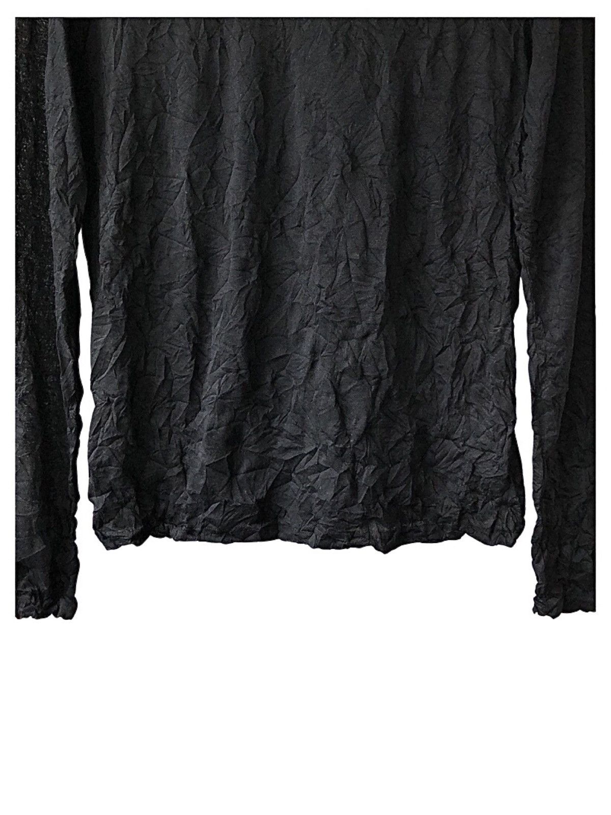 Issey Miyake Issey Miyake Cauliflower Black Cowl Neck Top Size S / US 4 / IT 40 - 3 Thumbnail