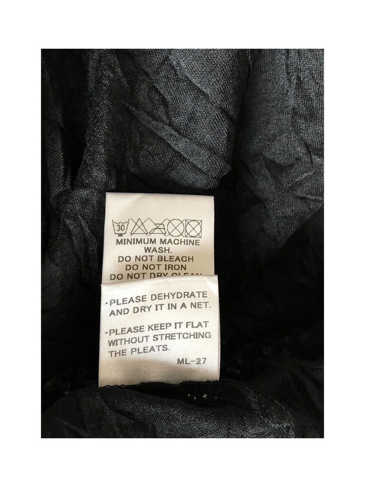 Issey Miyake Issey Miyake Cauliflower Black Cowl Neck Top Size S / US 4 / IT 40 - 5 Thumbnail