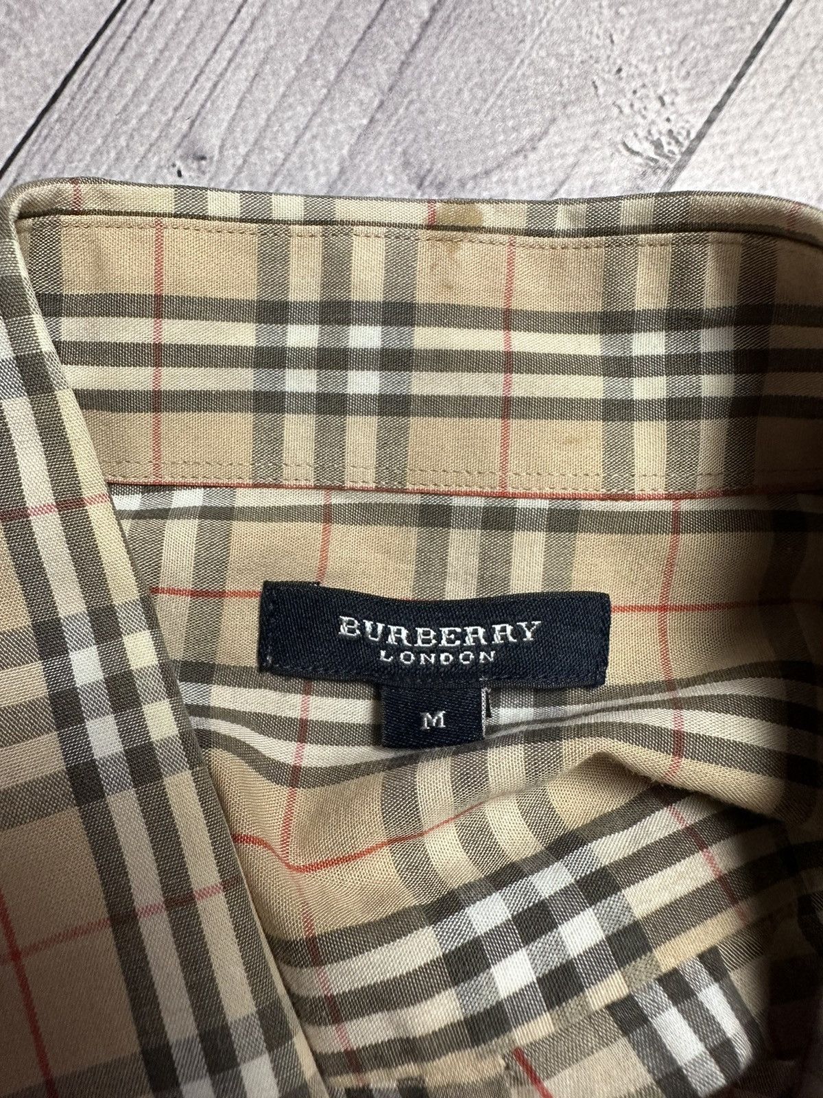 Burberry × Vintage Vintage Burberry plaid shirt size M Size US M / EU 48-50 / 2 - 10 Thumbnail