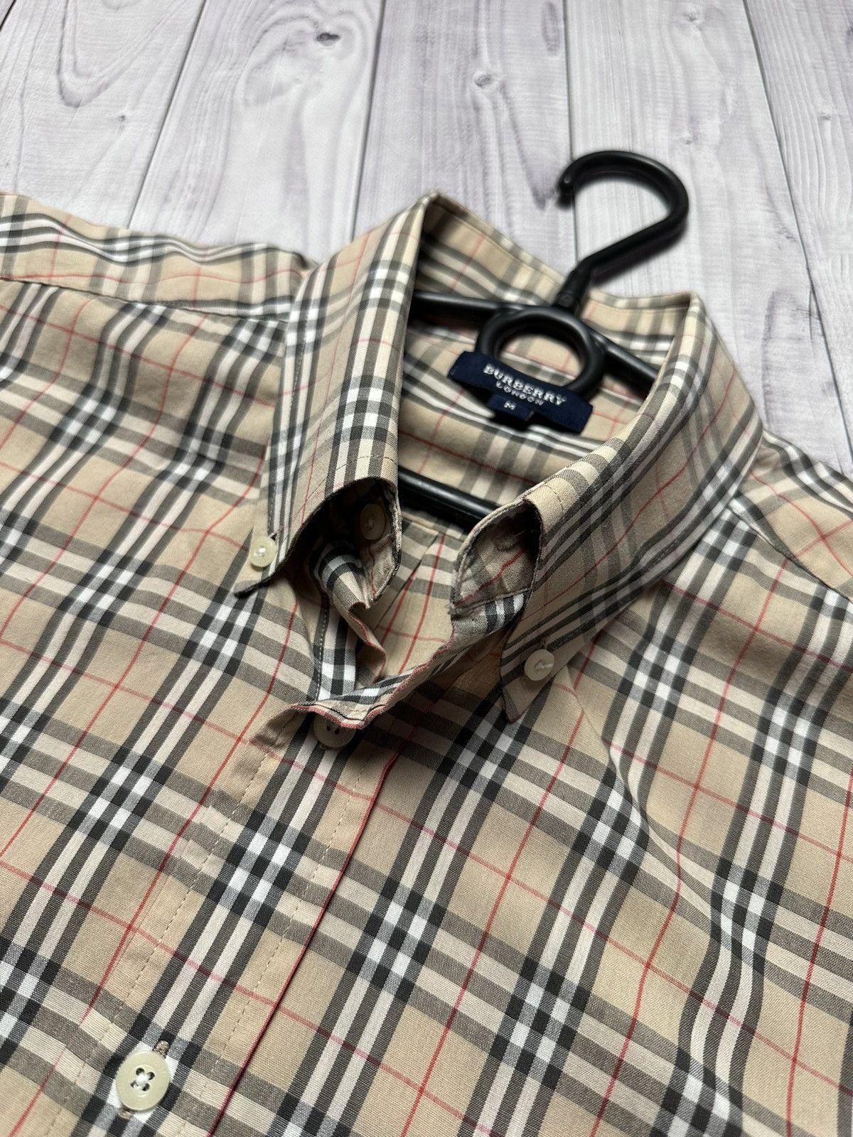 Burberry × Vintage Vintage Burberry plaid shirt size M Size US M / EU 48-50 / 2 - 5 Thumbnail