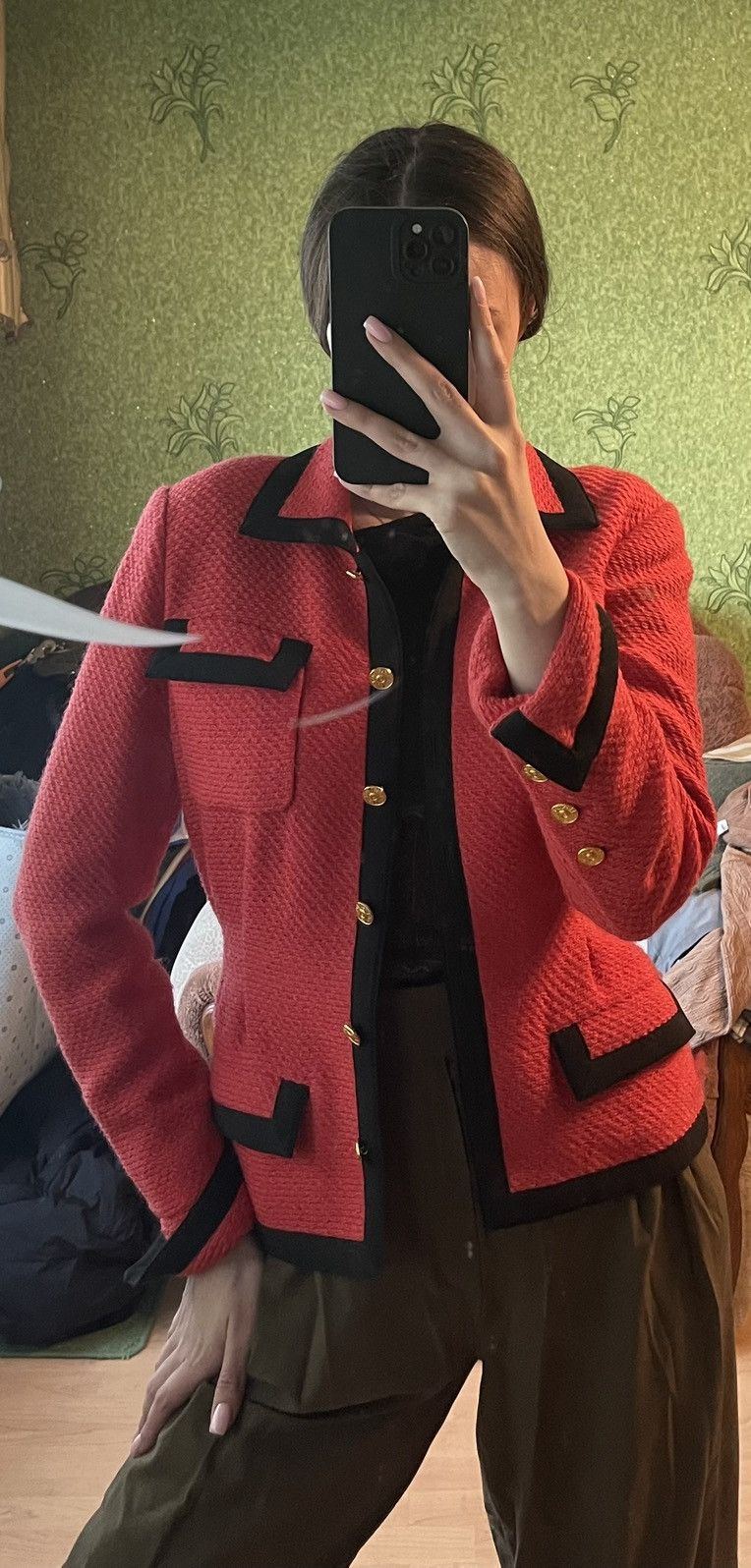 Chanel × Vintage Chanel 80s archive vintage iconic tweed blazer jacket Size S / US 4 / IT 40 - 2 Thumbnail