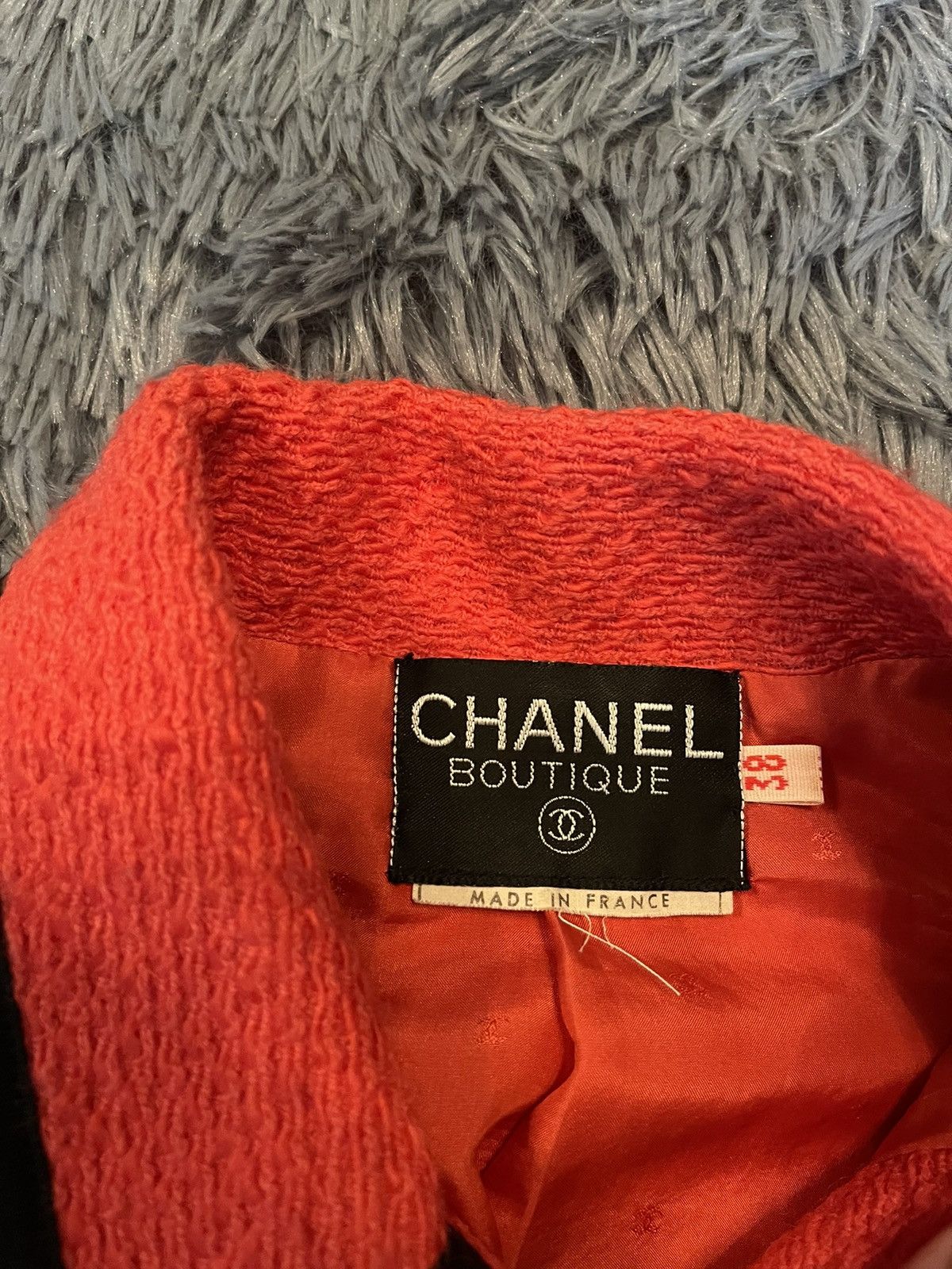 Chanel × Vintage Chanel 80s archive vintage iconic tweed blazer jacket Size S / US 4 / IT 40 - 17 Thumbnail
