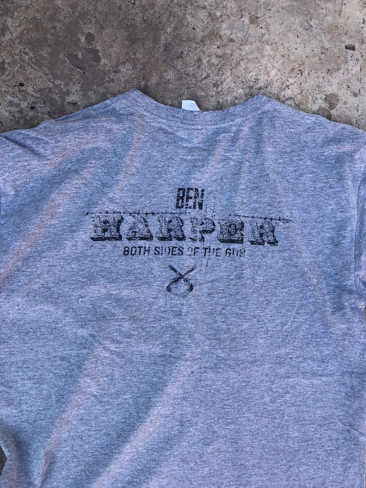 Band Tees Ben Harper Both sides of the gun vintage Made in Haiti USA Size US L / EU 52-54 / 3 - 3 Thumbnail