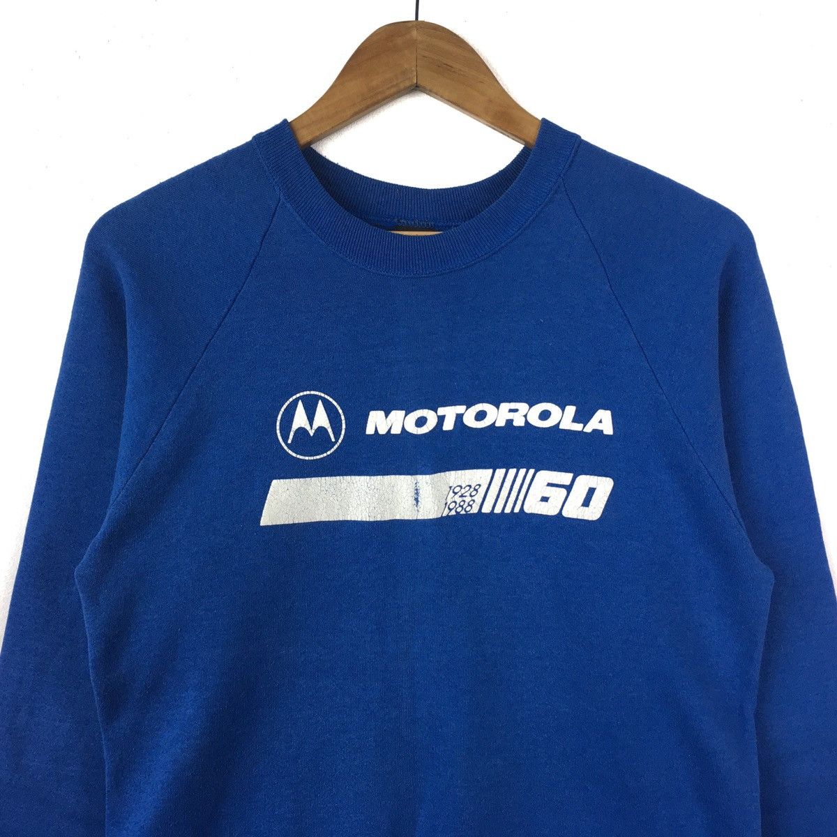 Motorola × Vintage VINTAGE MOTOROLA HANDPHONE BIG LOGO CREWNECK SWEATSHIRT Size US S / EU 44-46 / 1 - 3 Thumbnail