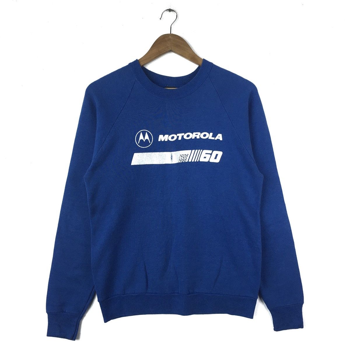 Motorola × Vintage VINTAGE MOTOROLA HANDPHONE BIG LOGO CREWNECK SWEATSHIRT Size US S / EU 44-46 / 1 - 1 Thumbnail