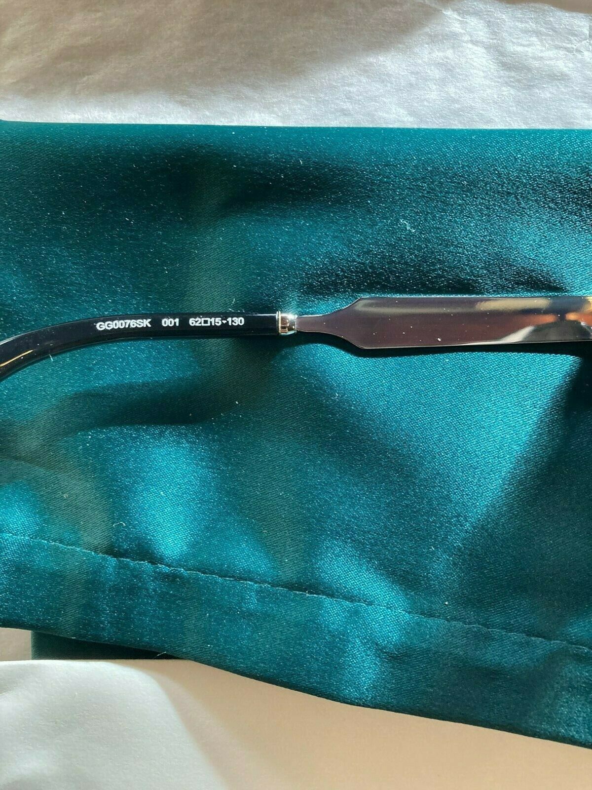 Gucci GUCCI GG0076SK 001 Gold/Black 60mm Butterfly Sunglasses Size ONE SIZE - 5 Thumbnail