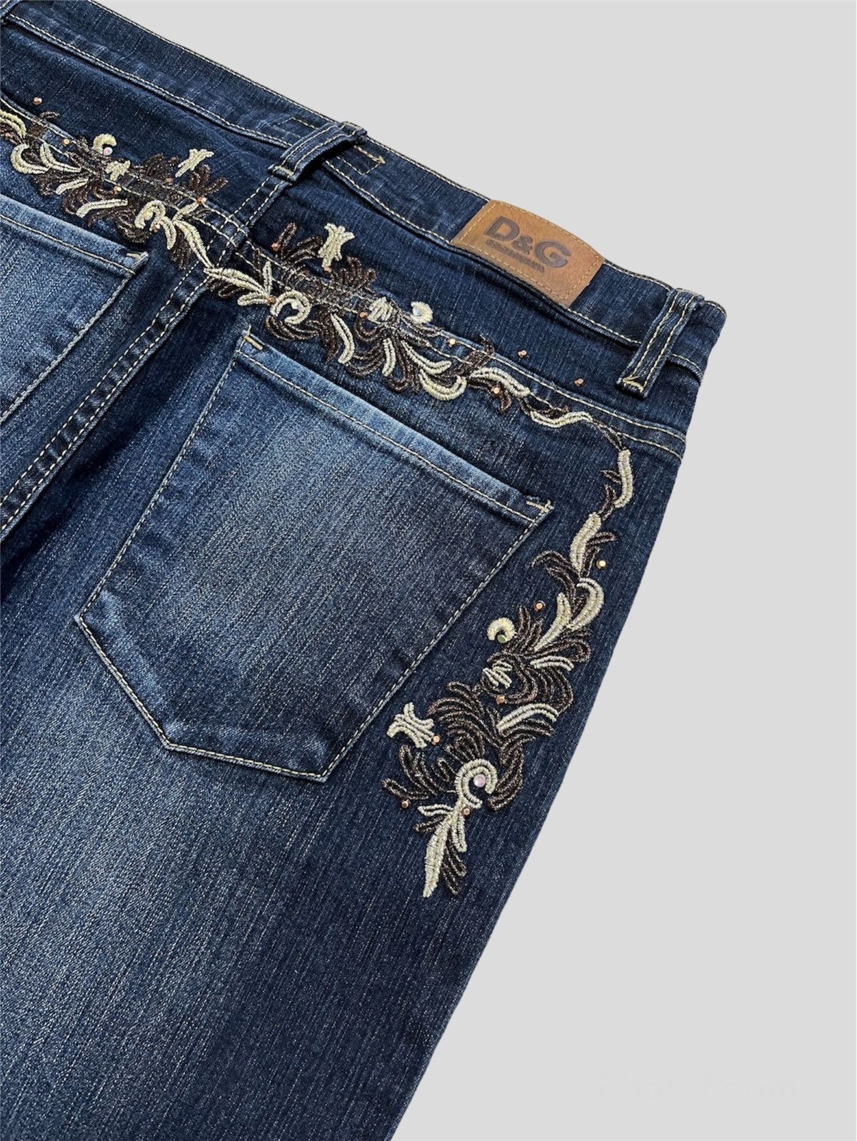 Dolce & Gabbana Dolce & Gabbana Jeans Embroidered Logo Size US 30 / EU 46 - 2 Thumbnail