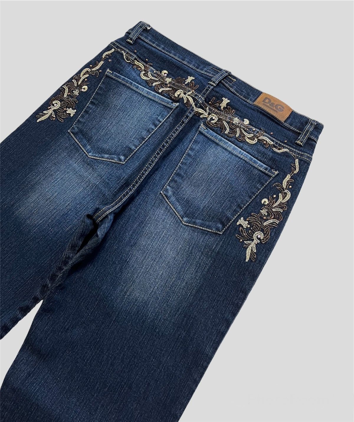 Dolce & Gabbana Dolce & Gabbana Jeans Embroidered Logo Size US 30 / EU 46 - 1 Thumbnail
