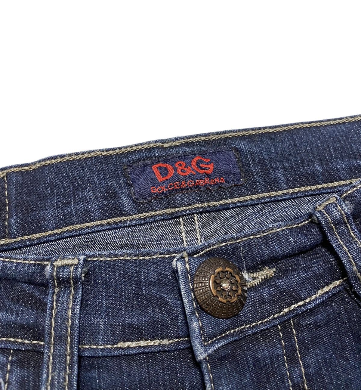 Dolce & Gabbana Dolce & Gabbana Jeans Embroidered Logo Size US 30 / EU 46 - 8 Thumbnail