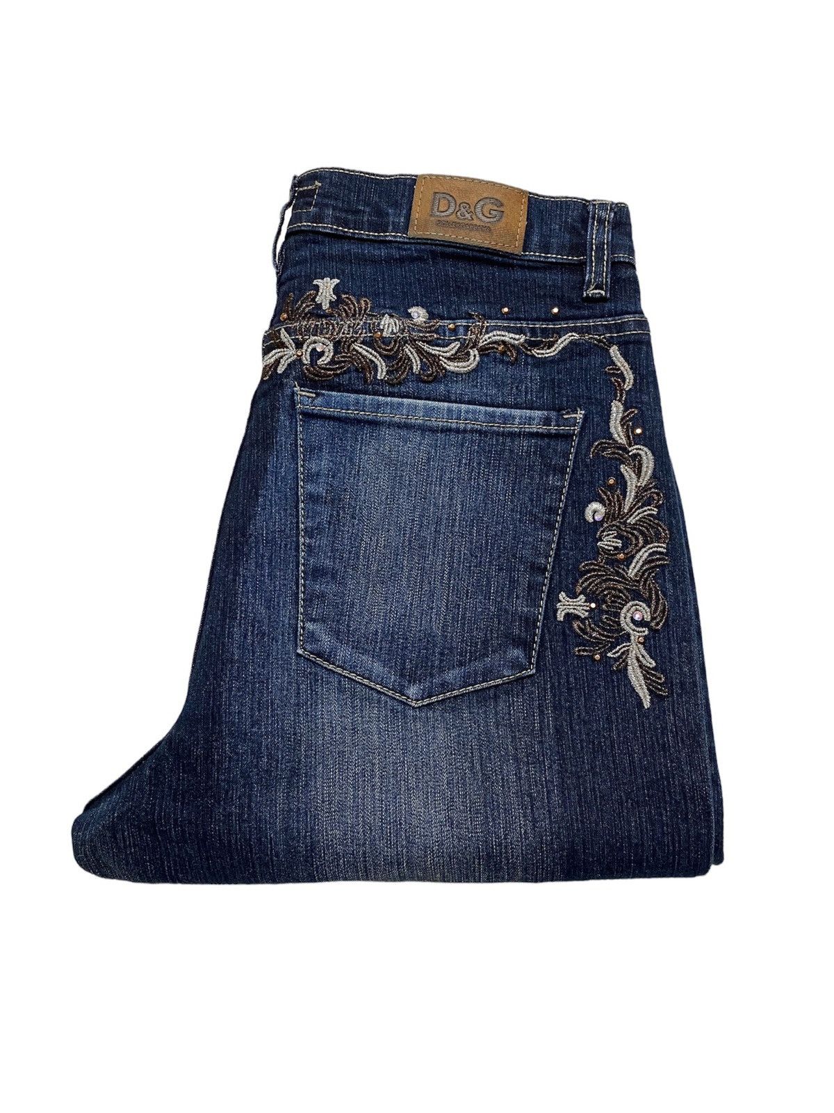 Dolce & Gabbana Dolce & Gabbana Jeans Embroidered Logo Size US 30 / EU 46 - 6 Thumbnail