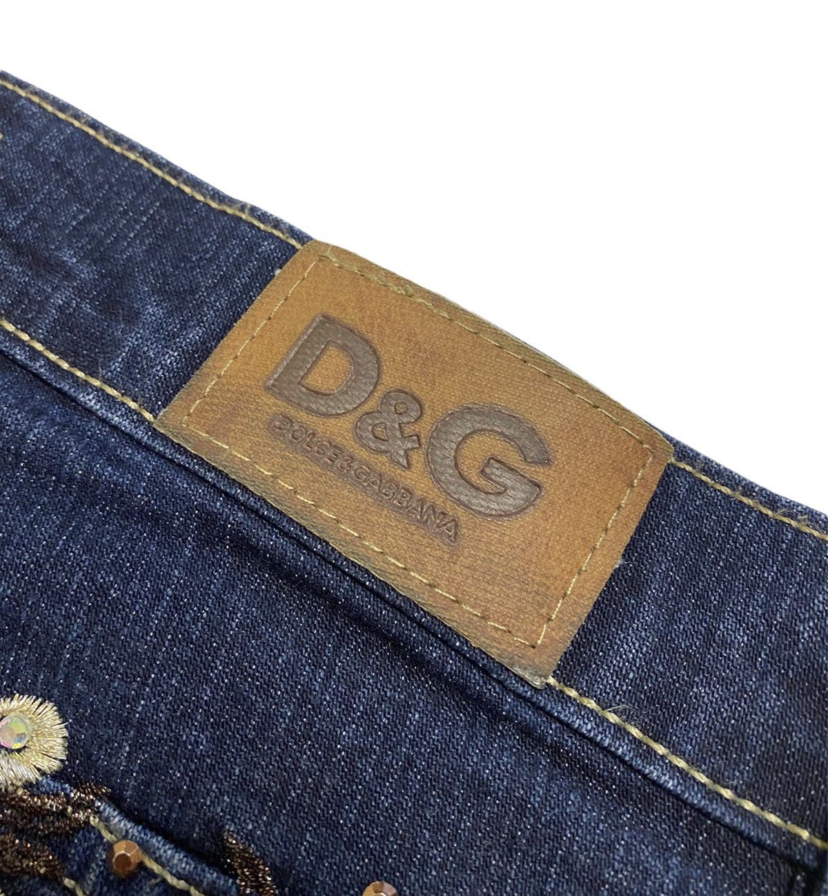 Dolce & Gabbana Dolce & Gabbana Jeans Embroidered Logo Size US 30 / EU 46 - 7 Thumbnail
