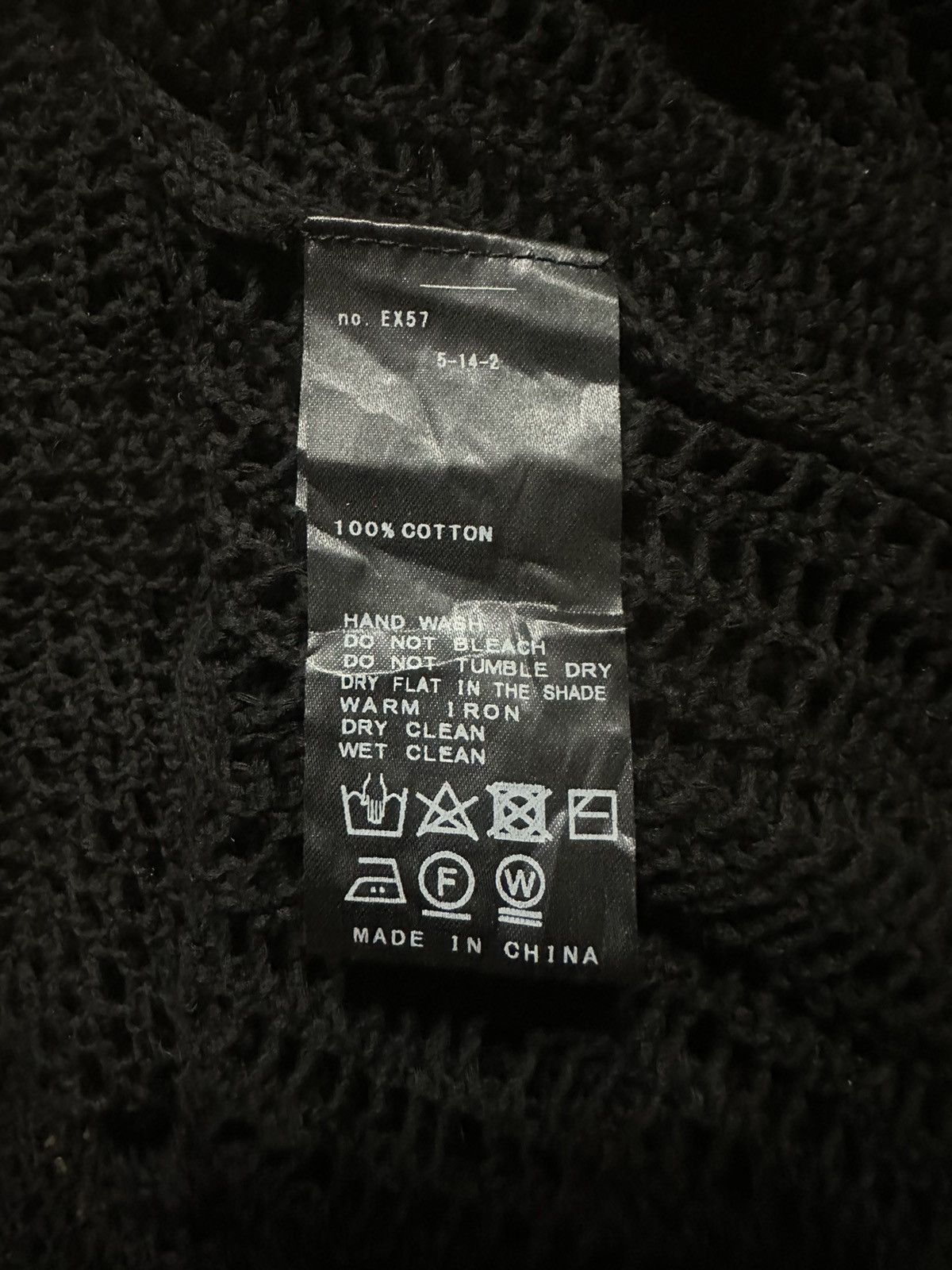 Hysteric Glamour × If Six Was Nine × Le Grande Bleu (L.G.B.) FrameWork Spiderweb Wool Knit Hoodie Size US M / EU 48-50 / 2 - 4 Thumbnail