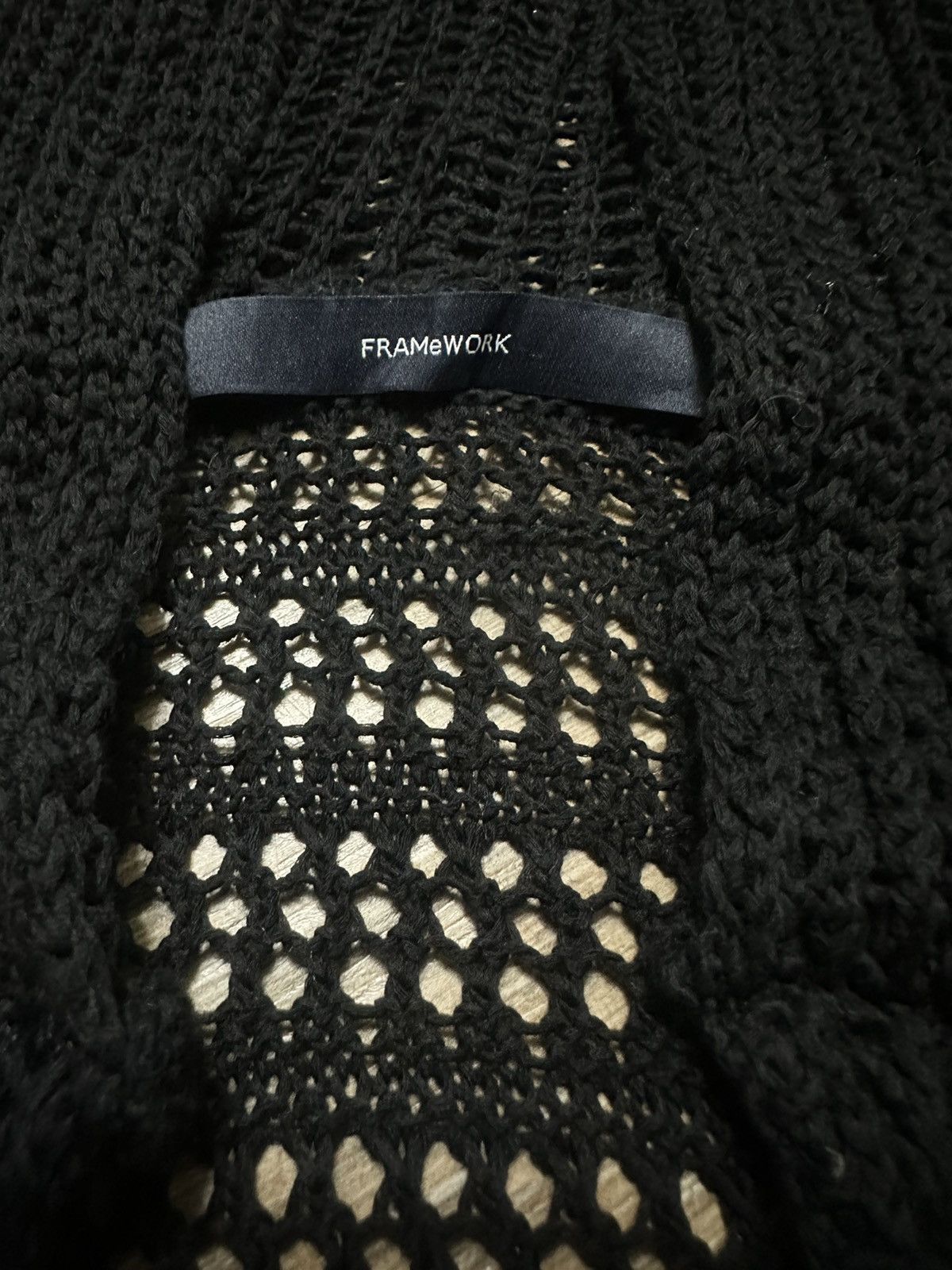 Hysteric Glamour × If Six Was Nine × Le Grande Bleu (L.G.B.) FrameWork Spiderweb Wool Knit Hoodie Size US M / EU 48-50 / 2 - 3 Thumbnail
