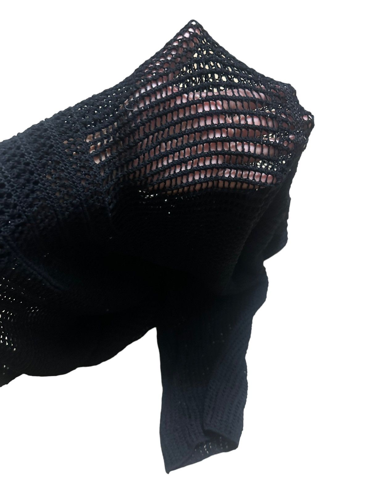 Hysteric Glamour × If Six Was Nine × Le Grande Bleu (L.G.B.) FrameWork Spiderweb Wool Knit Hoodie Size US M / EU 48-50 / 2 - 2 Thumbnail