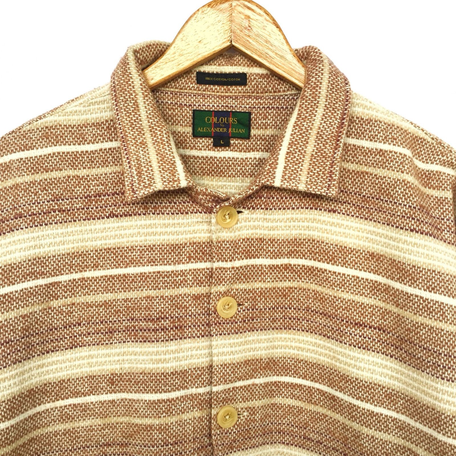 Alexander Julian Alexander Julian Jail Striped Worker Oversized Button Jacket Size US L / EU 52-54 / 3 - 4 Thumbnail