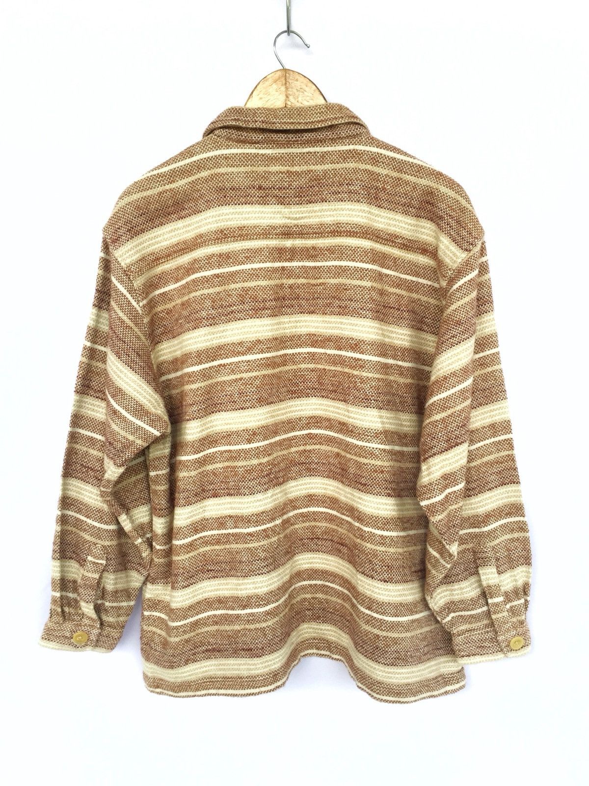 Alexander Julian Alexander Julian Jail Striped Worker Oversized Button Jacket Size US L / EU 52-54 / 3 - 3 Thumbnail