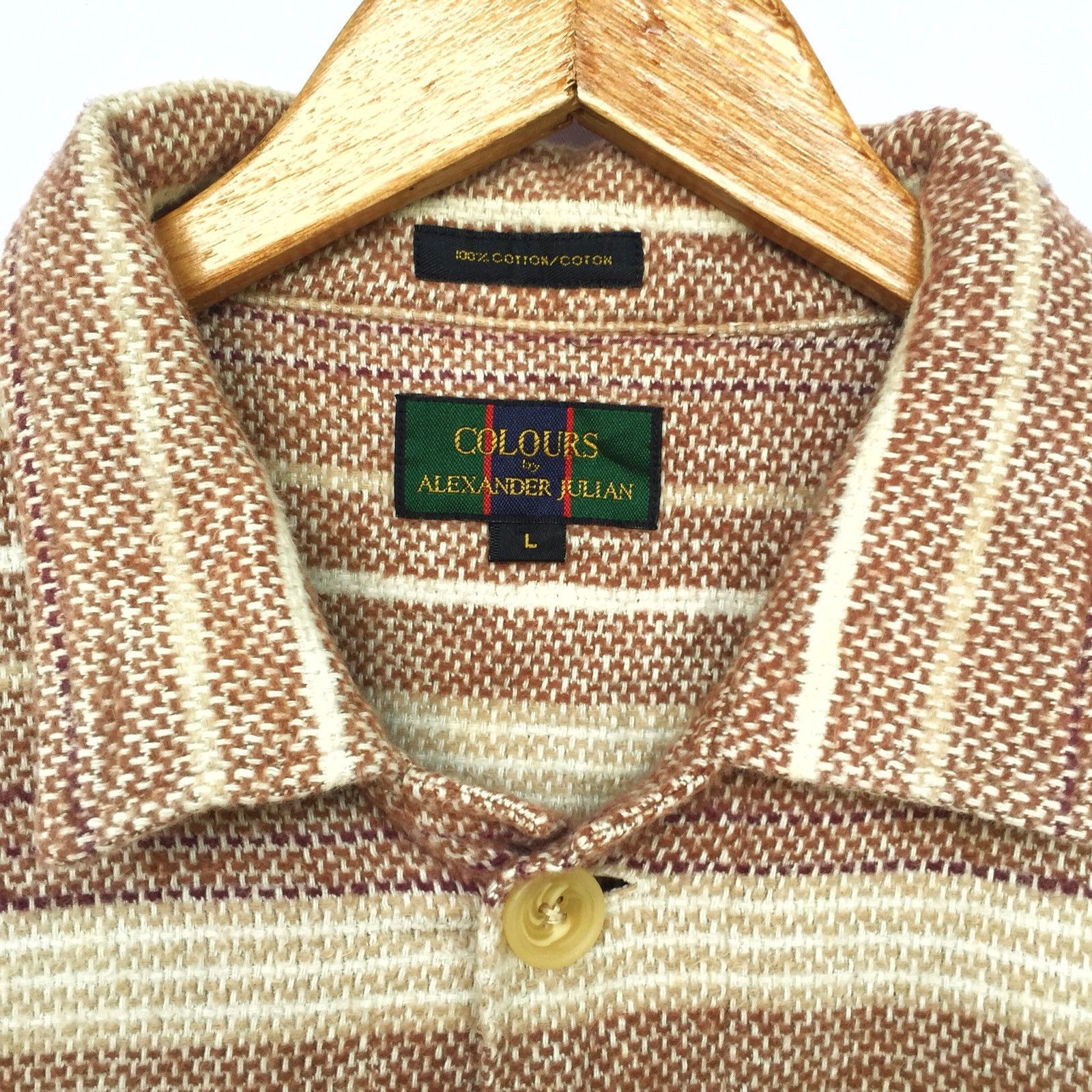 Alexander Julian Alexander Julian Jail Striped Worker Oversized Button Jacket Size US L / EU 52-54 / 3 - 7 Thumbnail