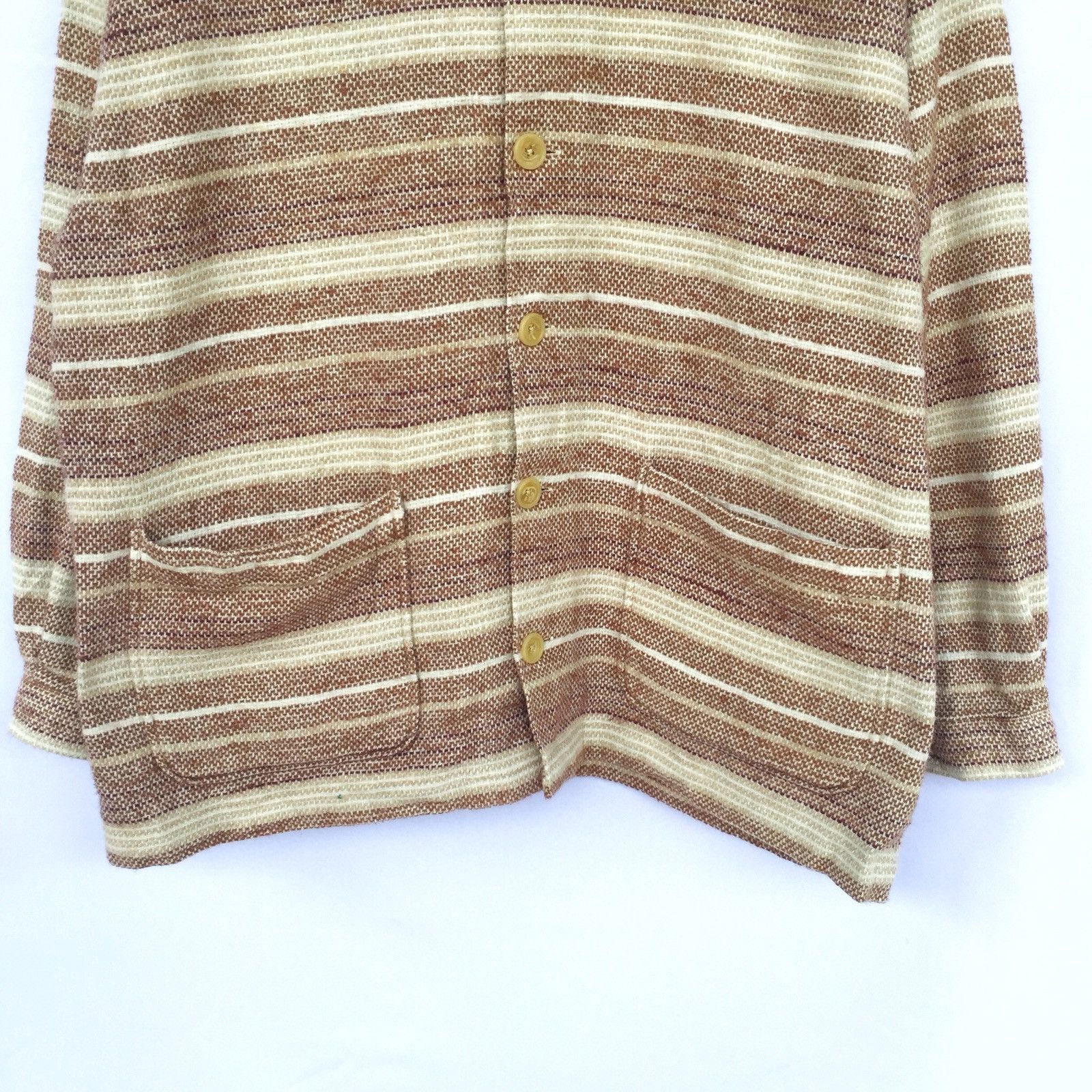 Alexander Julian Alexander Julian Jail Striped Worker Oversized Button Jacket Size US L / EU 52-54 / 3 - 5 Thumbnail