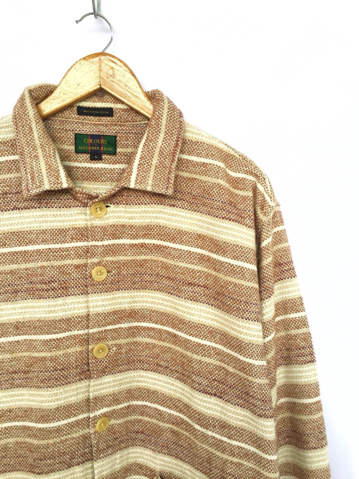 Alexander Julian Alexander Julian Jail Striped Worker Oversized Button Jacket Size US L / EU 52-54 / 3 - 1 Thumbnail