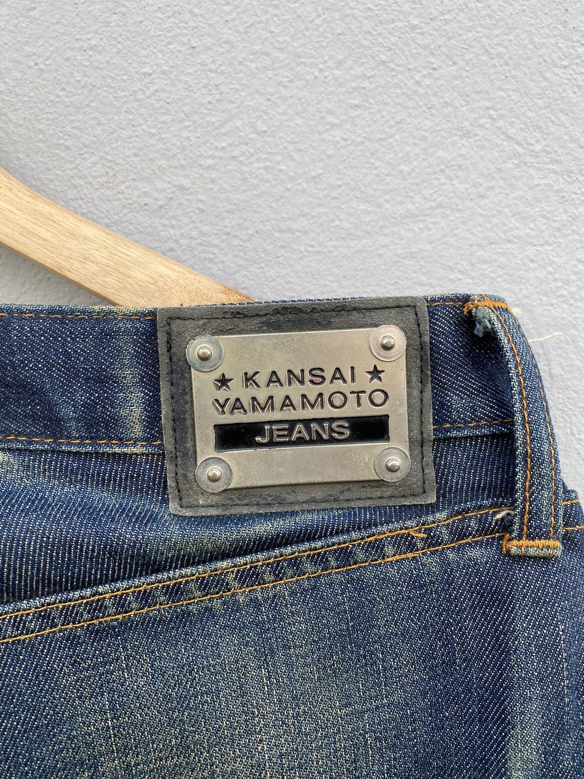 Kansai Yamamoto 💥RARE💥 KANSAI YAMAMOTO MAN Embroidered Dragon JAPAN Denim Size US 33 - 13 Thumbnail