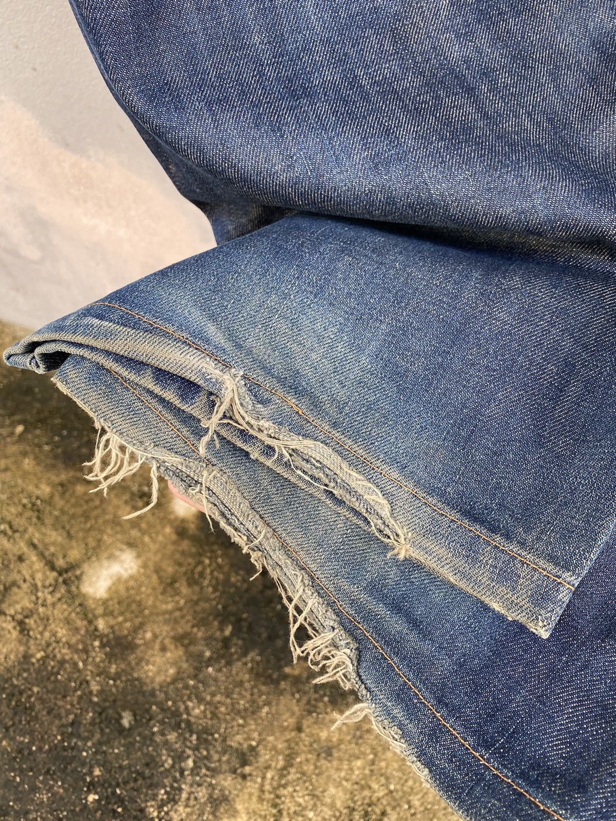 Kansai Yamamoto 💥RARE💥 KANSAI YAMAMOTO MAN Embroidered Dragon JAPAN Denim Size US 33 - 17 Thumbnail