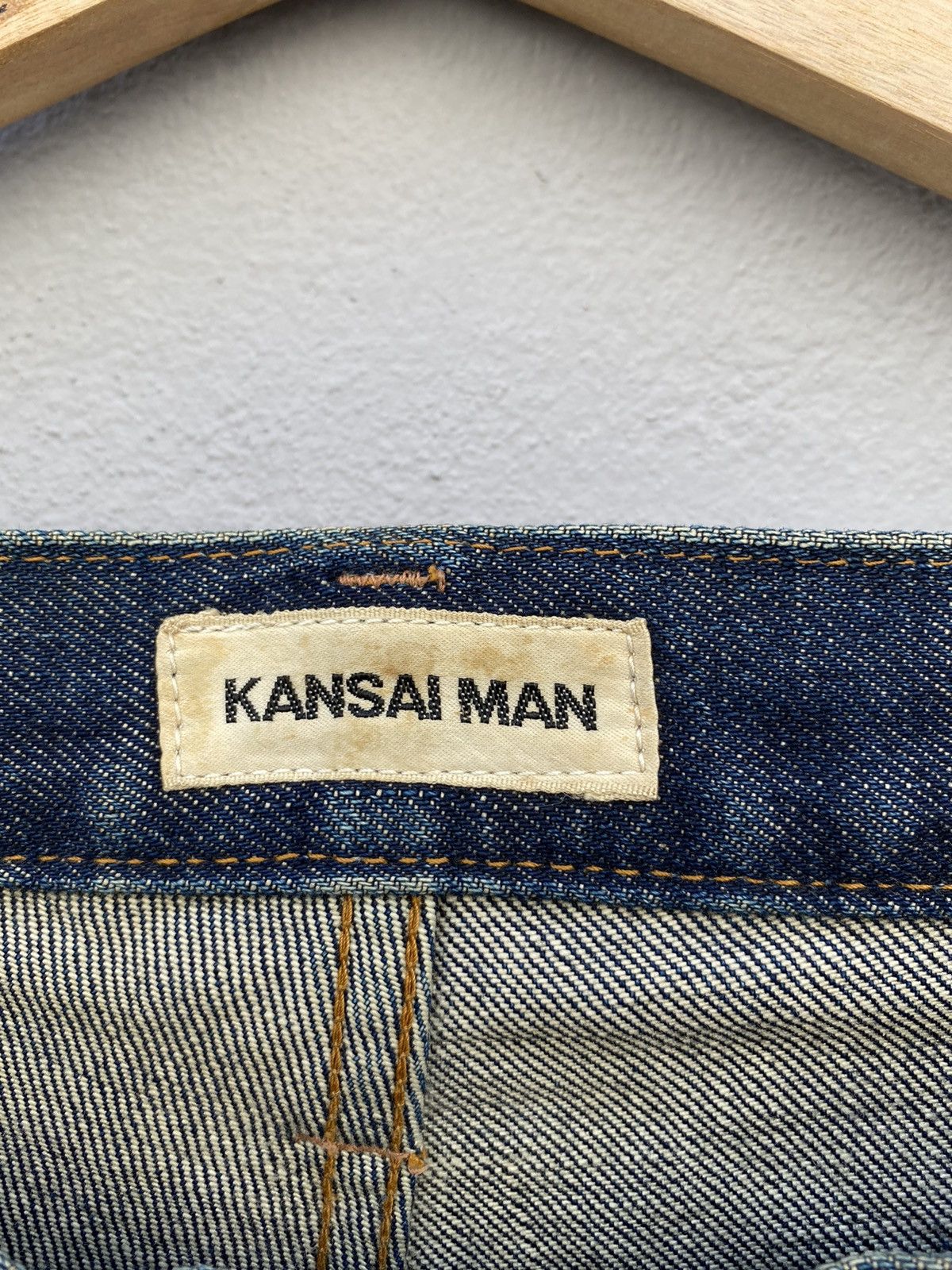 Kansai Yamamoto 💥RARE💥 KANSAI YAMAMOTO MAN Embroidered Dragon JAPAN Denim Size US 33 - 4 Thumbnail