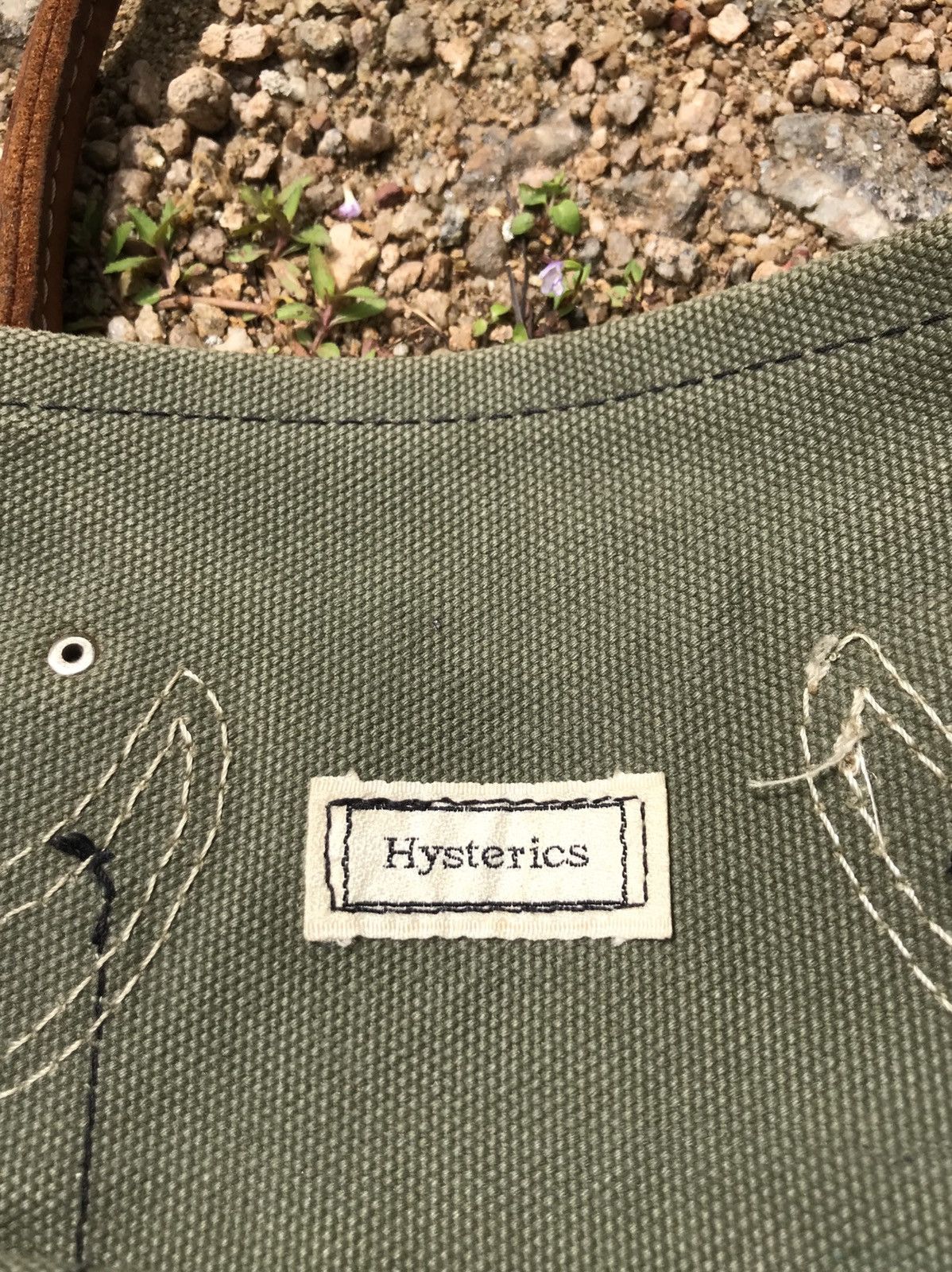 Hysteric Glamour vintage rare hysterics tiger stripes camo + leather handle Size ONE SIZE - 8 Thumbnail