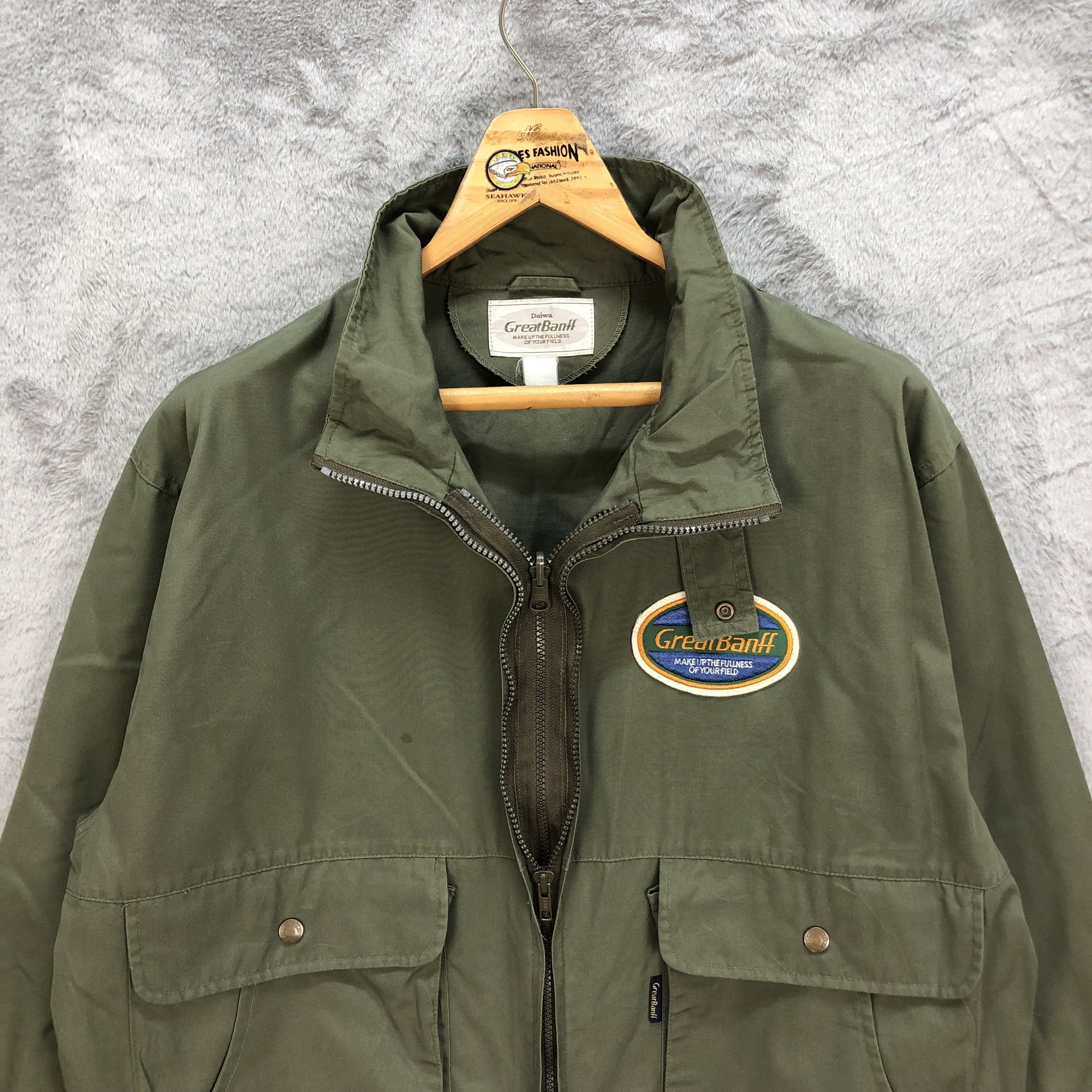 DAIWA Vintage Daiwa Great Banff Double Zip Chore Jacket #6000-217 Size US L / EU 52-54 / 3 - 14 Thumbnail