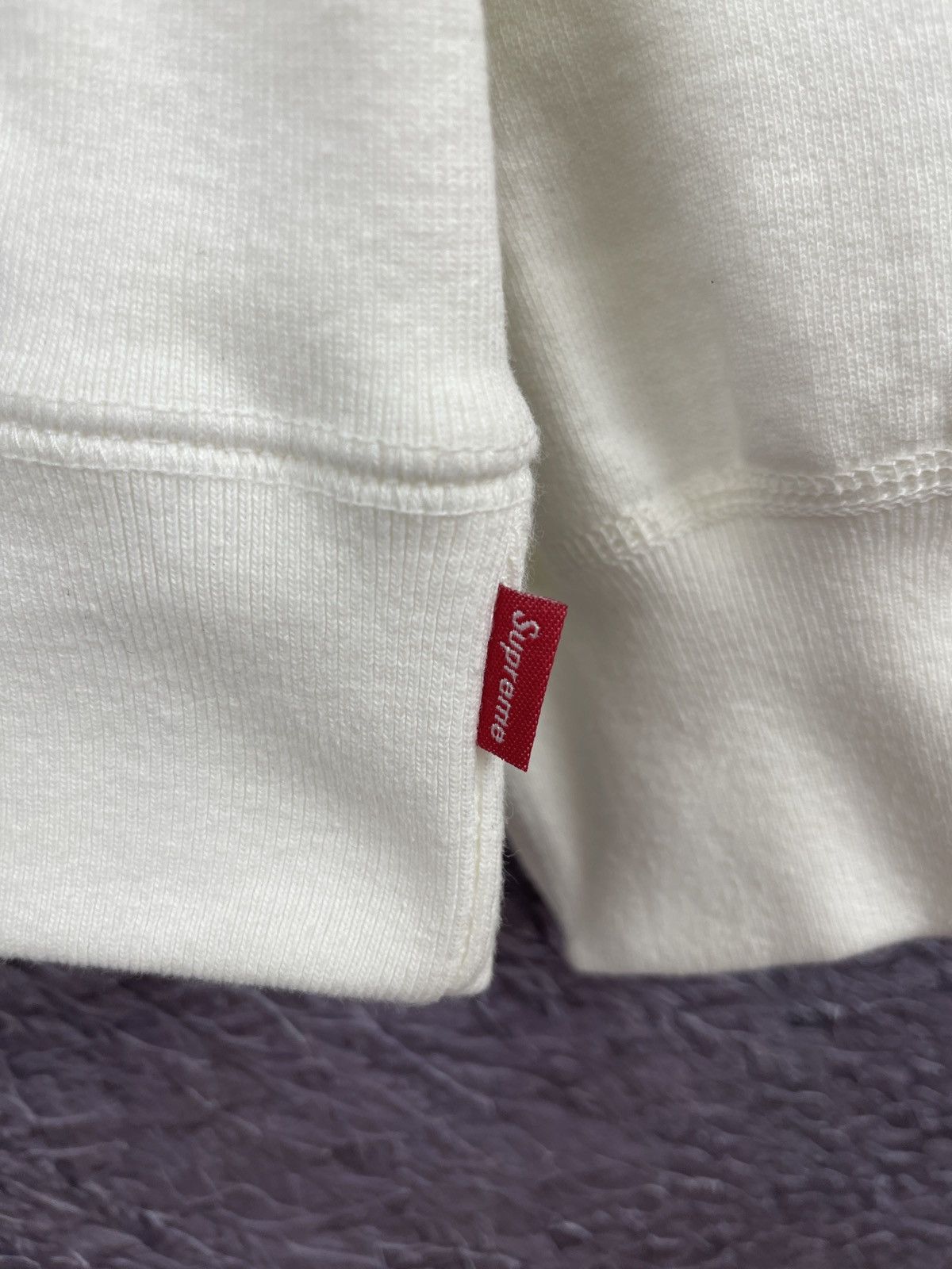 Supreme × Swarovski Supreme x Swarovski crystals white creamy big S hoodie Size US S / EU 44-46 / 1 - 14 Thumbnail