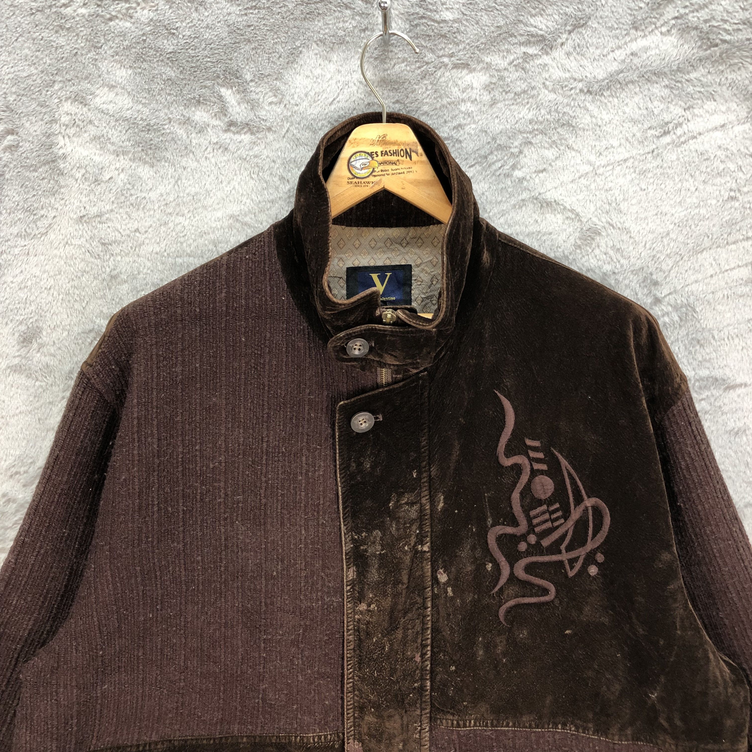 Valentino Carlo Valentino Velvet Jacket #5995-217 Size US L / EU 52-54 / 3 - 2 Thumbnail