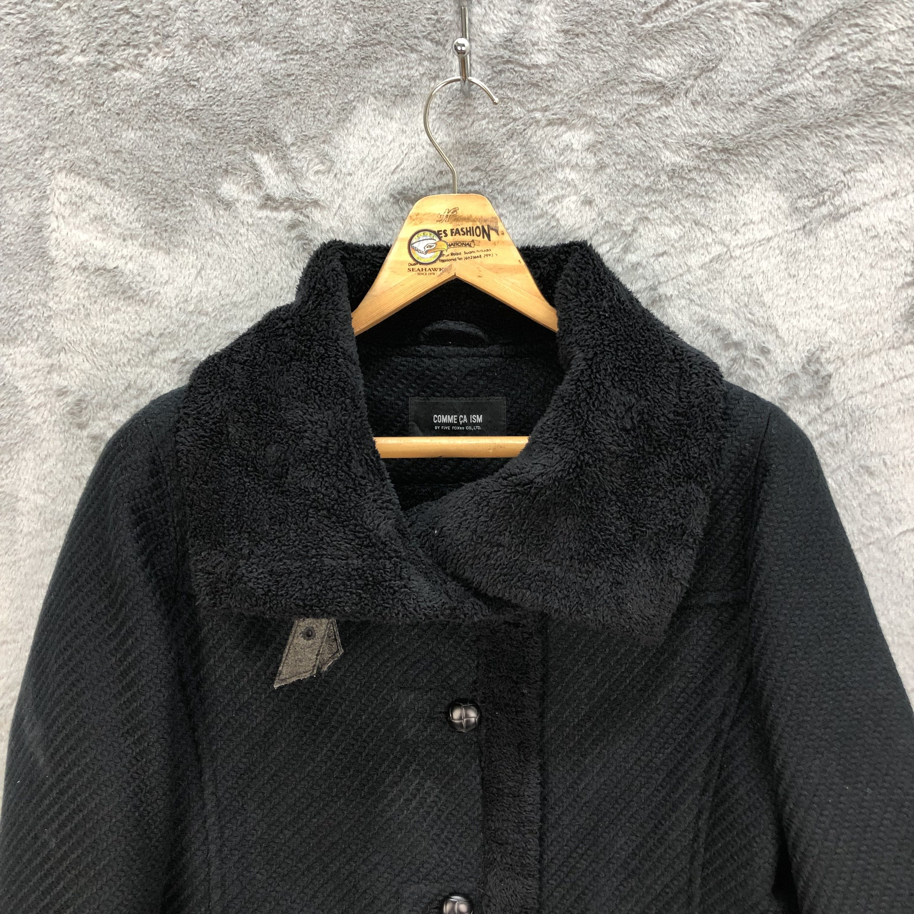 Comme Ca Ism Comme Ca Ism Over Collared Coat #5993-217 Size L / US 10 / IT 46 - 3 Thumbnail