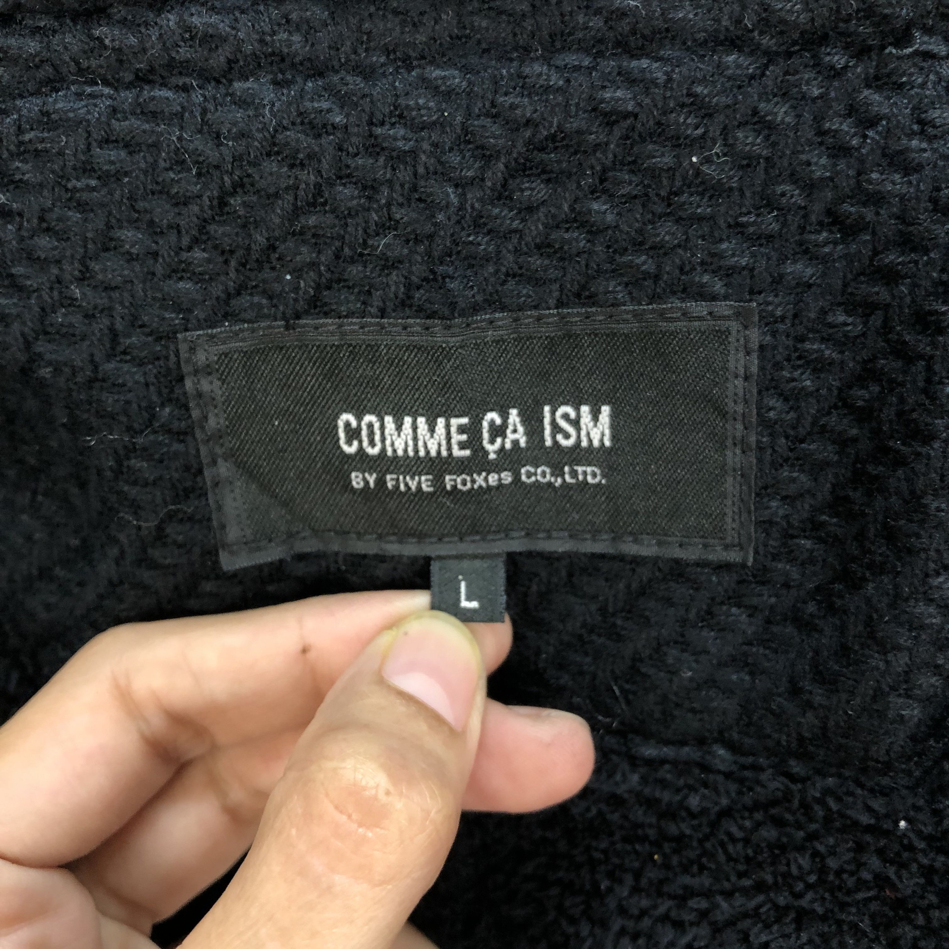 Comme Ca Ism Comme Ca Ism Over Collared Coat #5993-217 Size L / US 10 / IT 46 - 10 Thumbnail