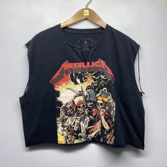 Metallica Metallica Crop Top T Shirt | Grailed