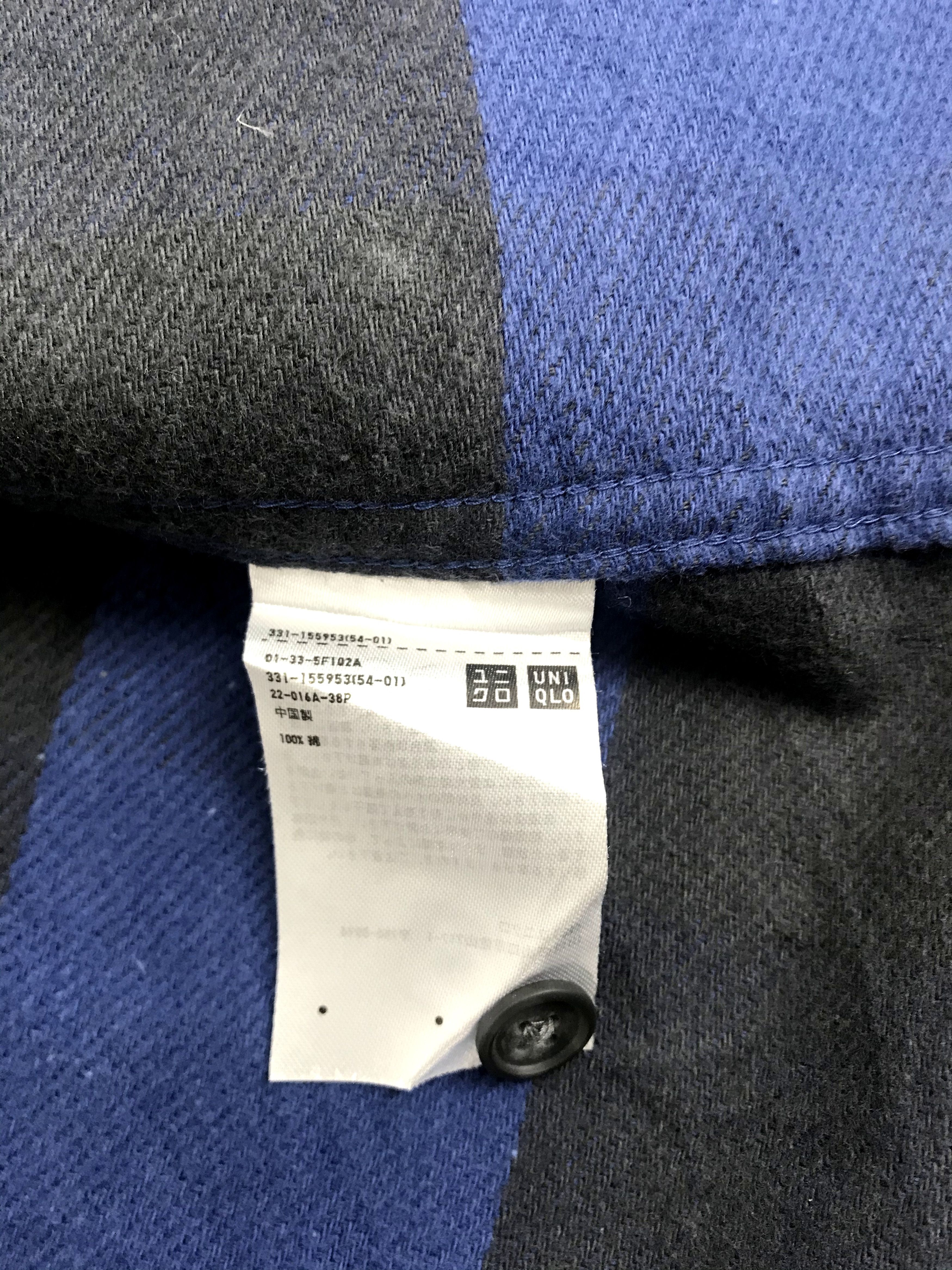 Flannel Plaid Check Flannel Shirt Double Pockets Square Size US L / EU 52-54 / 3 - 7 Thumbnail
