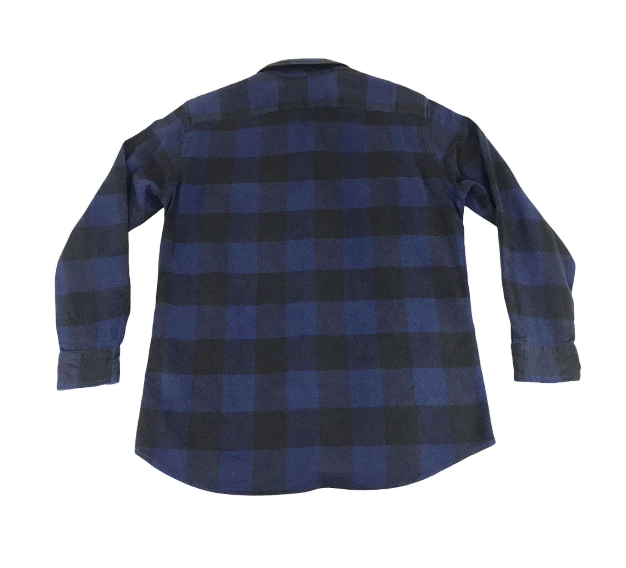 Flannel Plaid Check Flannel Shirt Double Pockets Square Size US L / EU 52-54 / 3 - 3 Thumbnail