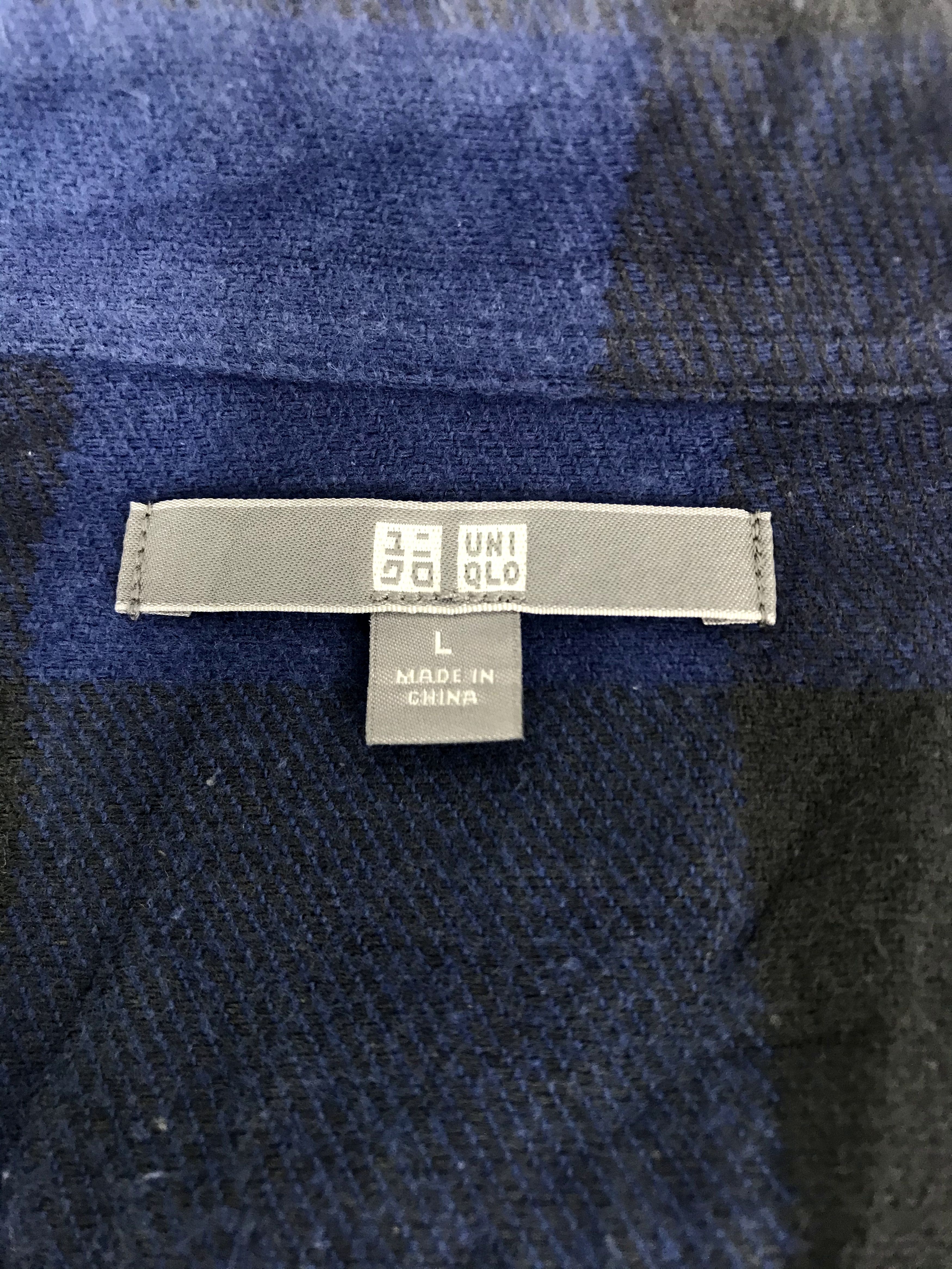 Flannel Plaid Check Flannel Shirt Double Pockets Square Size US L / EU 52-54 / 3 - 6 Thumbnail