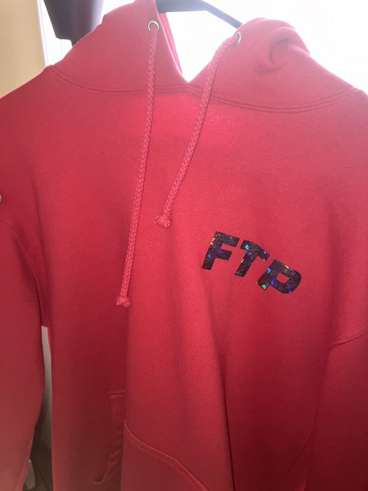 Fuck The Population FTP HOLOGRAPHIC HOODIE RED Size US M / EU 48-50 / 2 - 4 Thumbnail