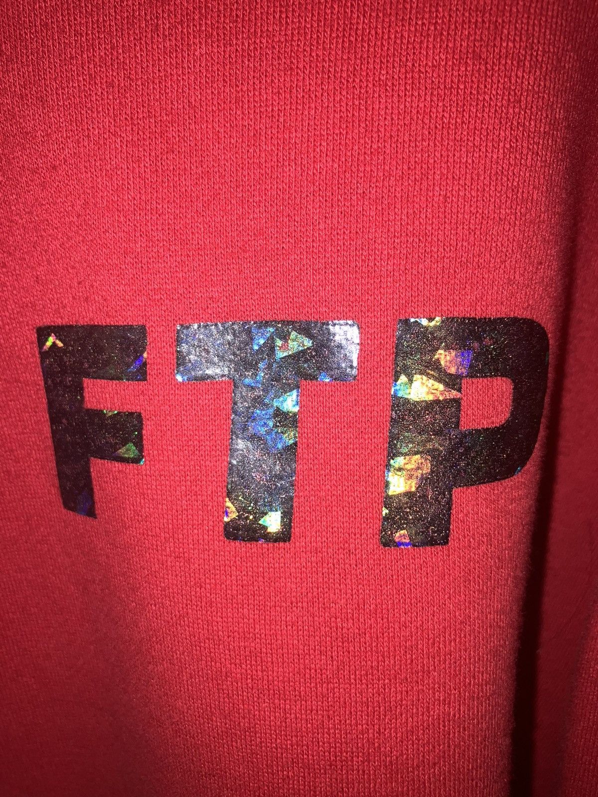 Fuck The Population FTP HOLOGRAPHIC HOODIE RED Size US M / EU 48-50 / 2 - 3 Thumbnail