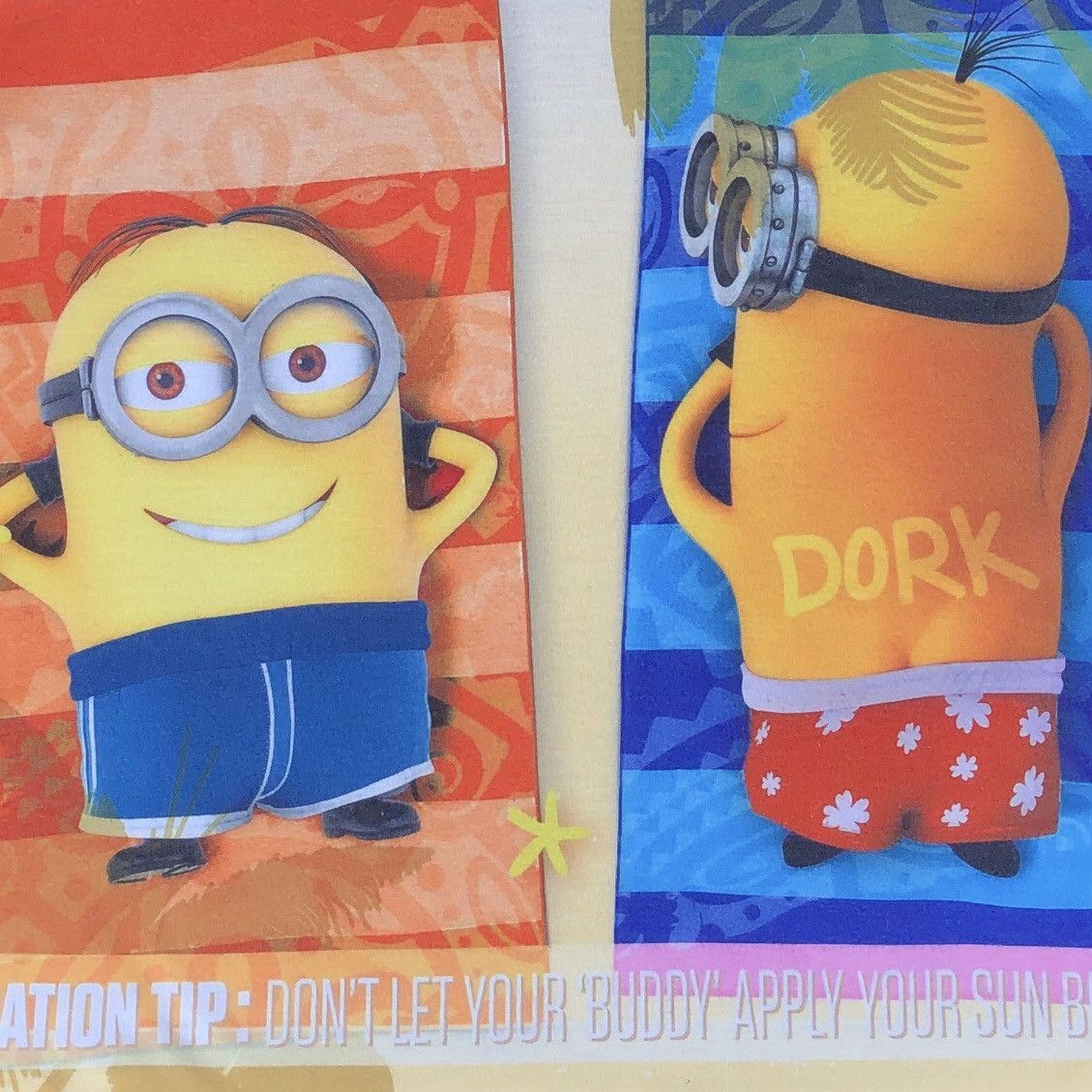Cartoon Network Despicable ME Minion Paradise Vacation Tip Full Print Tee Size US L / EU 52-54 / 3 - 5 Thumbnail
