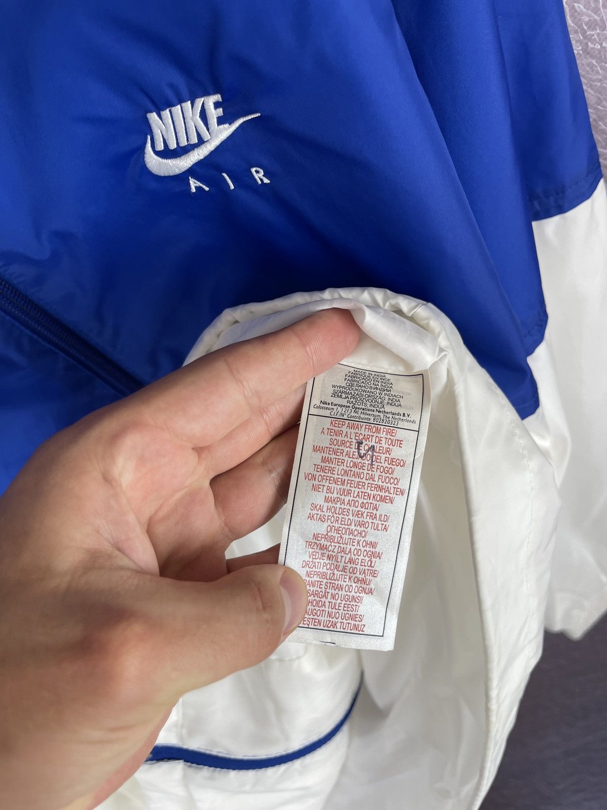 Nike Nike Air vintage y2k big logo lightweight track top jacket Size US XL / EU 56 / 4 - 10 Thumbnail
