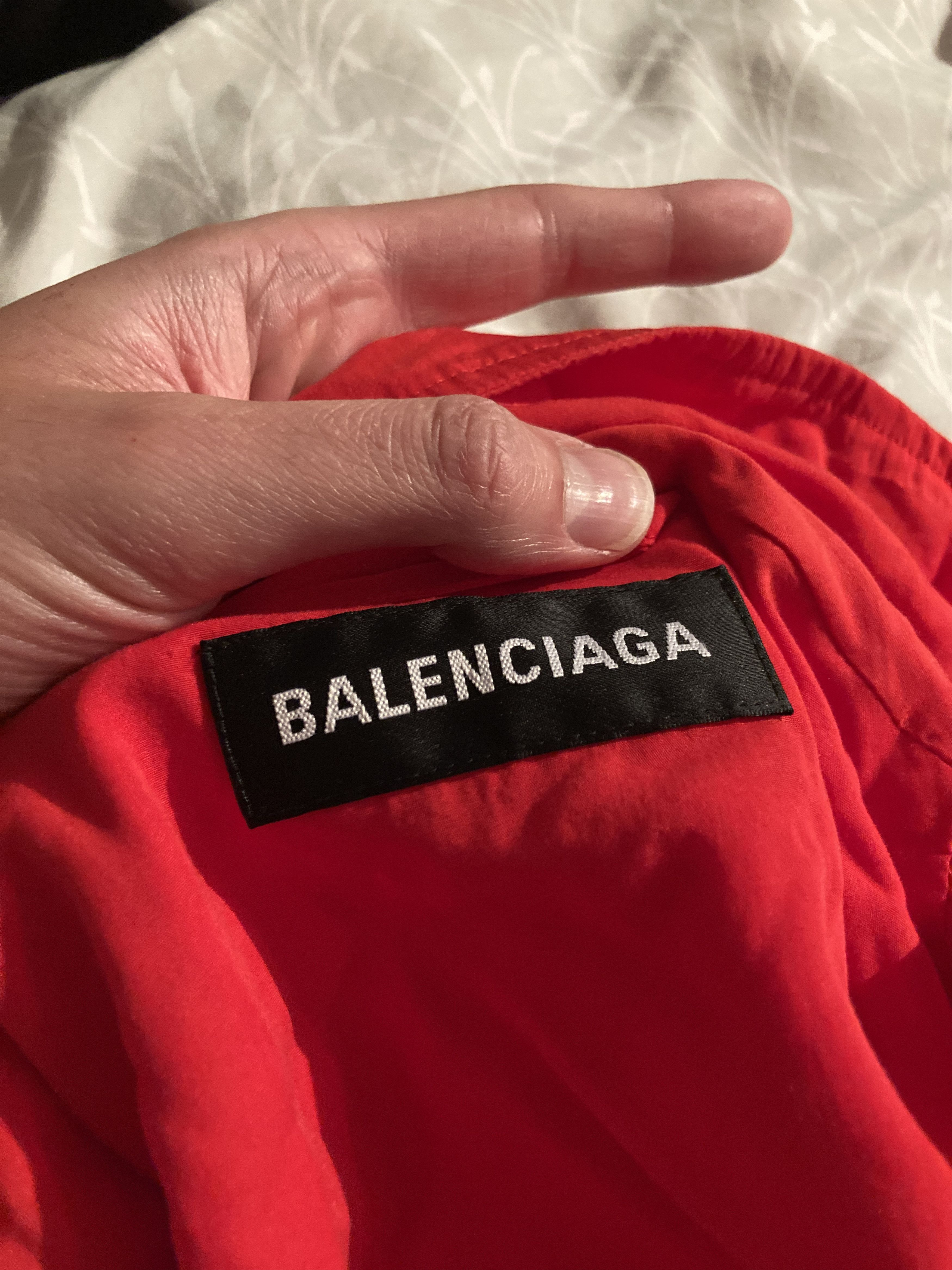 Balenciaga RUNWAY LOOK 16 FALL 2020 FLOOR LENGTH SCARLET RED Size US M / EU 48-50 / 2 - 5 Thumbnail