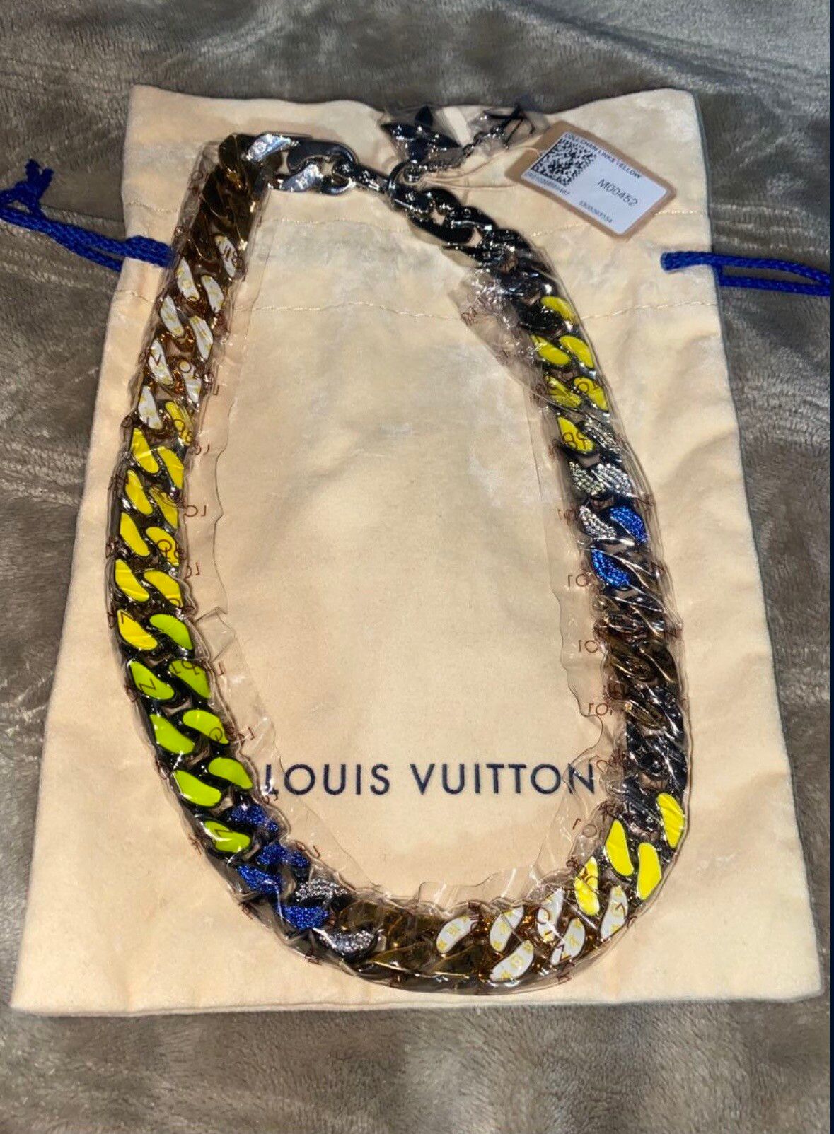 Louis Vuitton iridescent rainbow chain link bracelet for Sale in West