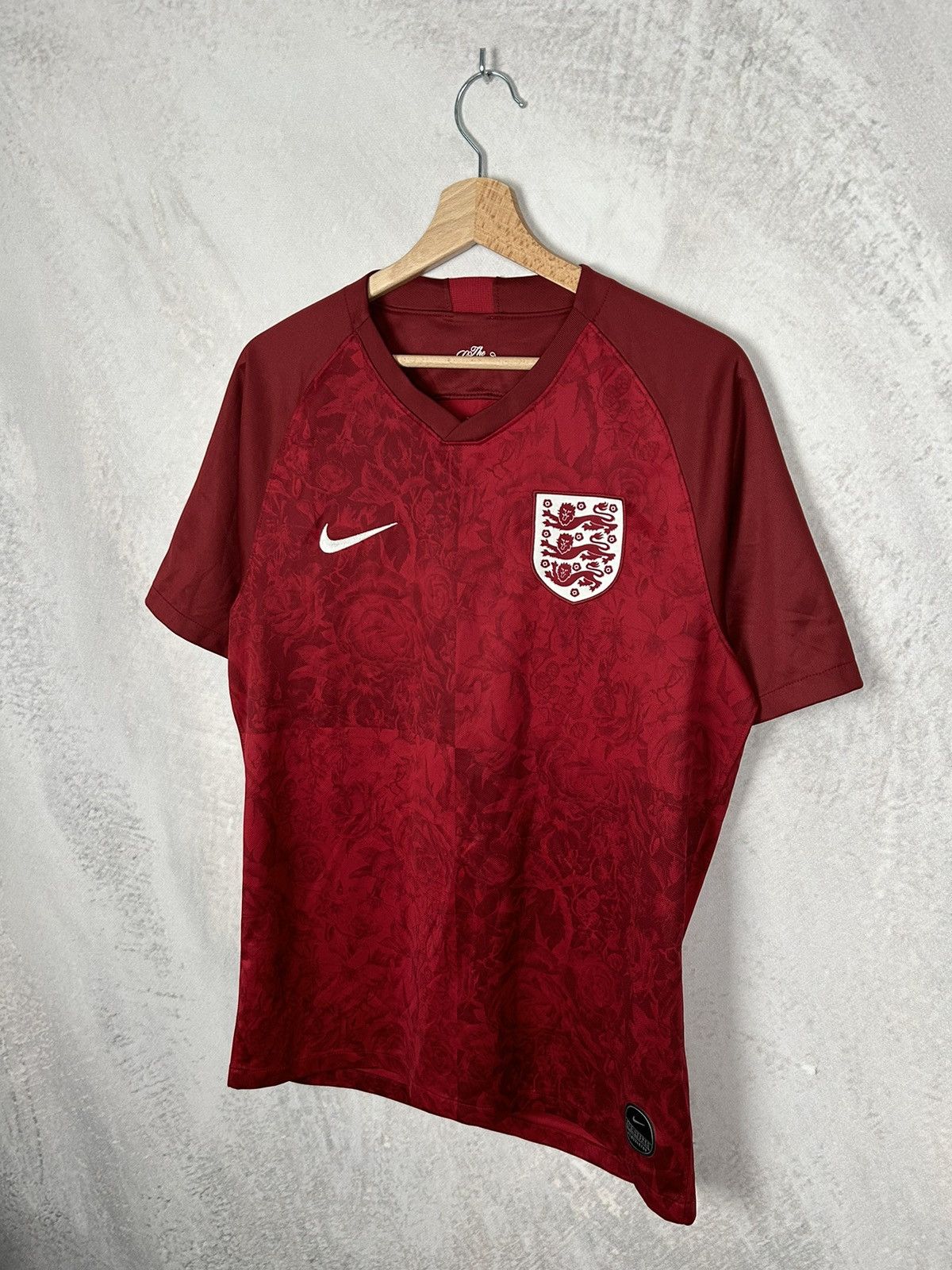 Nike England 2019/2020 Nike Away Soccer Jersey Football Roses Size US M / EU 48-50 / 2 - 2 Thumbnail