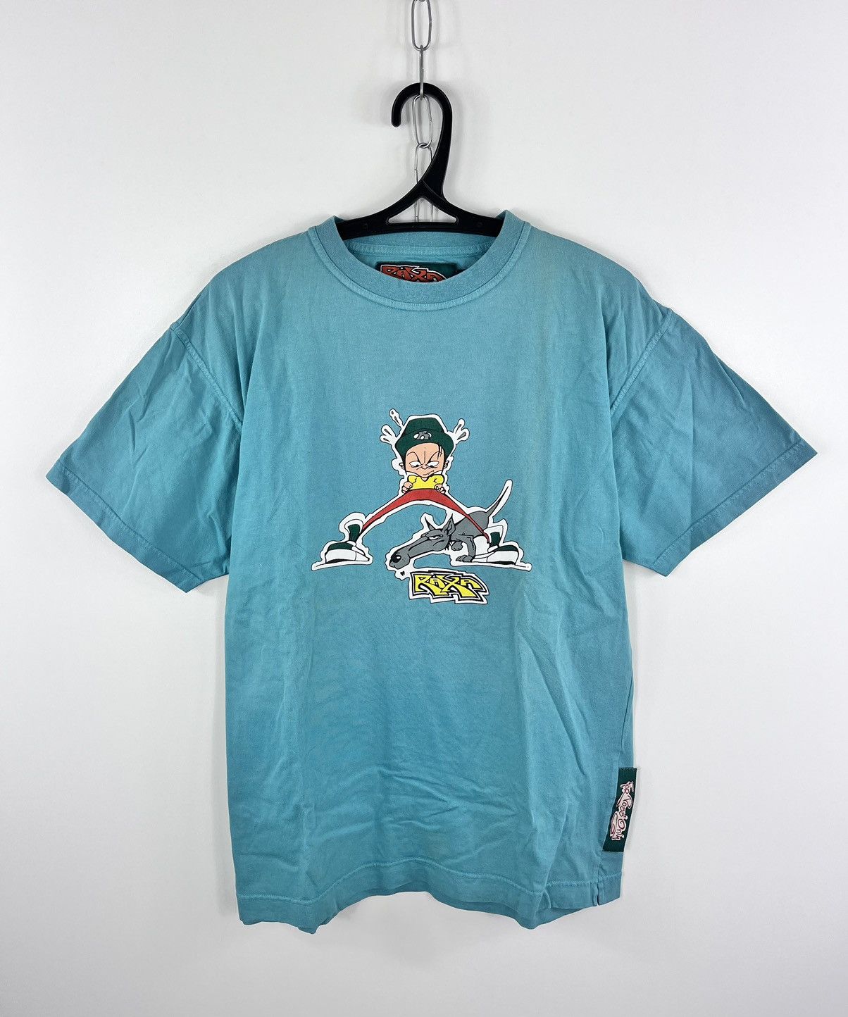 Vintage Vintage Raxa T-Shirt Heavy Cotton Rap Style Size M Oversized Size US M / EU 48-50 / 2 - 1 Thumbnail