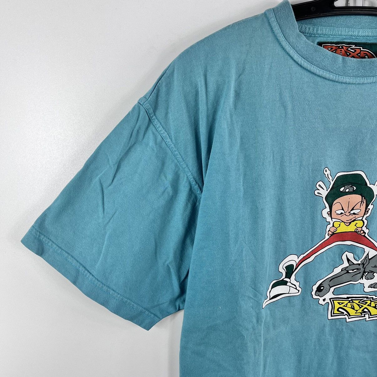 Vintage Vintage Raxa T-Shirt Heavy Cotton Rap Style Size M Oversized Size US M / EU 48-50 / 2 - 2 Thumbnail