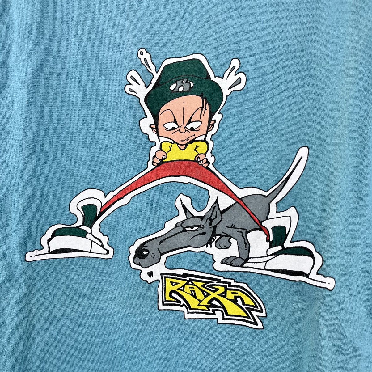 Vintage Vintage Raxa T-Shirt Heavy Cotton Rap Style Size M Oversized Size US M / EU 48-50 / 2 - 4 Thumbnail