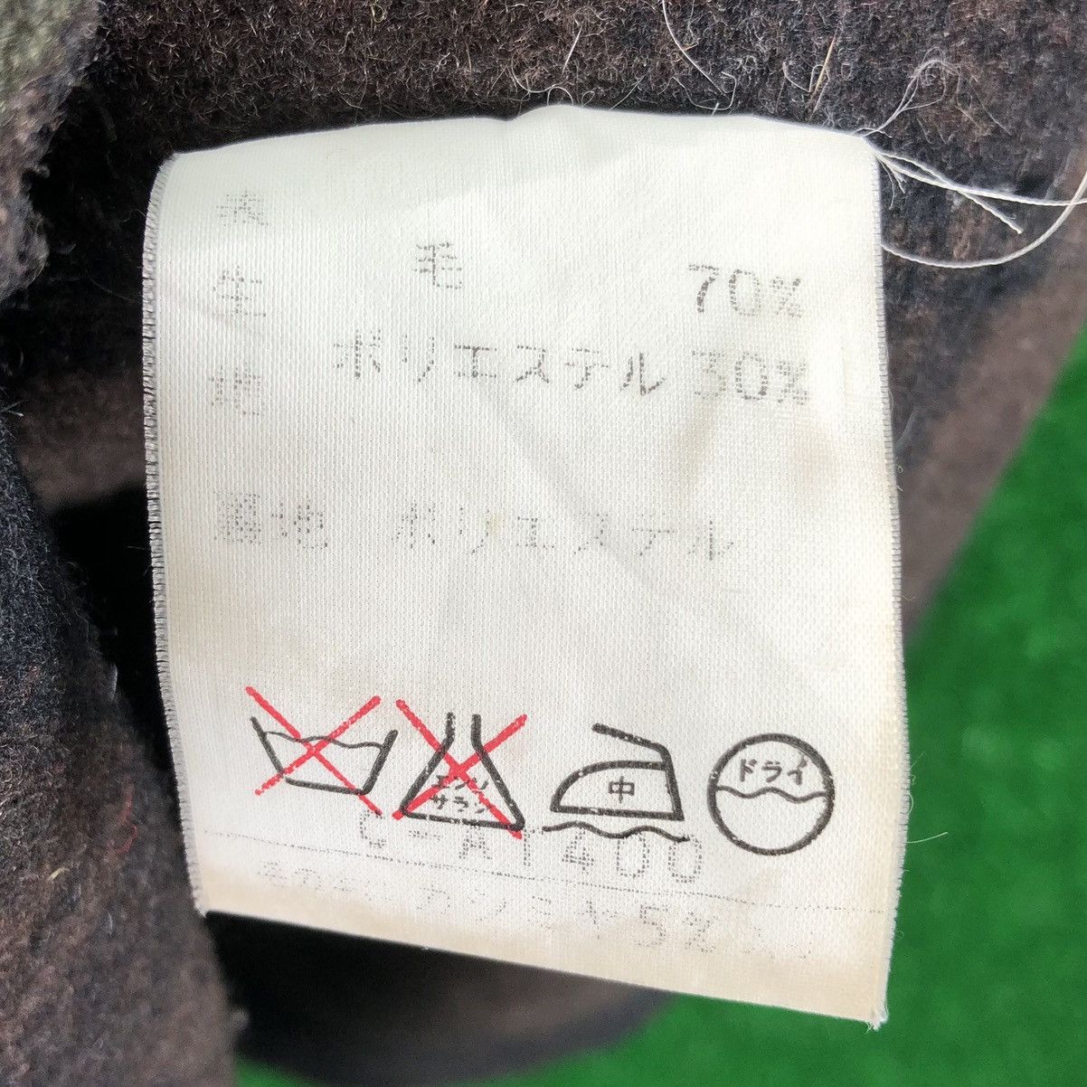 Japanese Brand Vintage 90's Kchaps Wool Jacket Fabric Of Italy Olive Green Size US XL / EU 56 / 4 - 12 Thumbnail