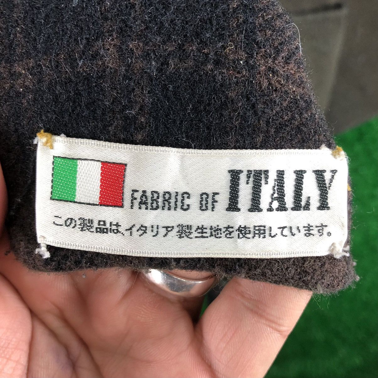 Japanese Brand Vintage 90's Kchaps Wool Jacket Fabric Of Italy Olive Green Size US XL / EU 56 / 4 - 10 Thumbnail